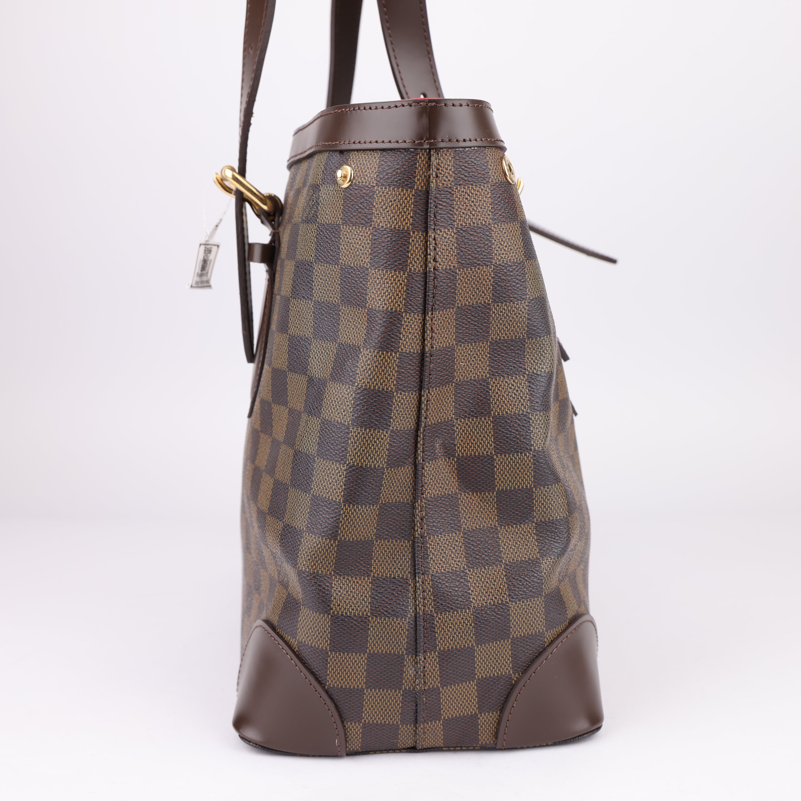 J1534 Louis Vuitton Hampstead Shoulder Bag MM Brown Canvas- Pre Owned
