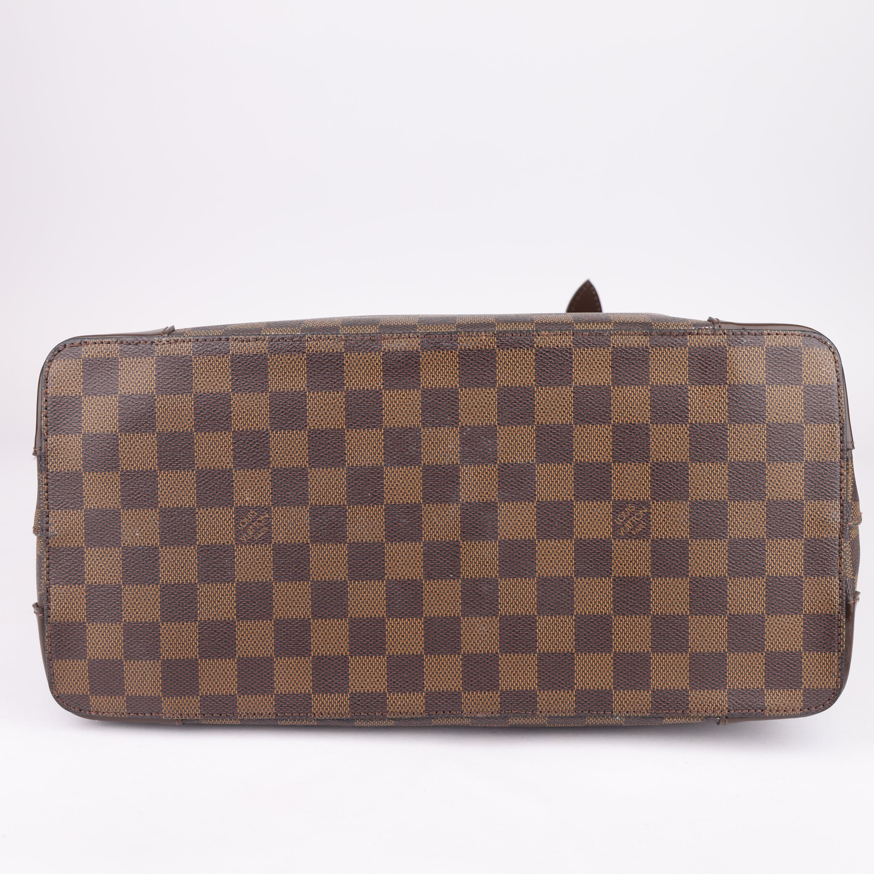 J1534 Louis Vuitton Hampstead Shoulder Bag MM Brown Canvas- Pre Owned