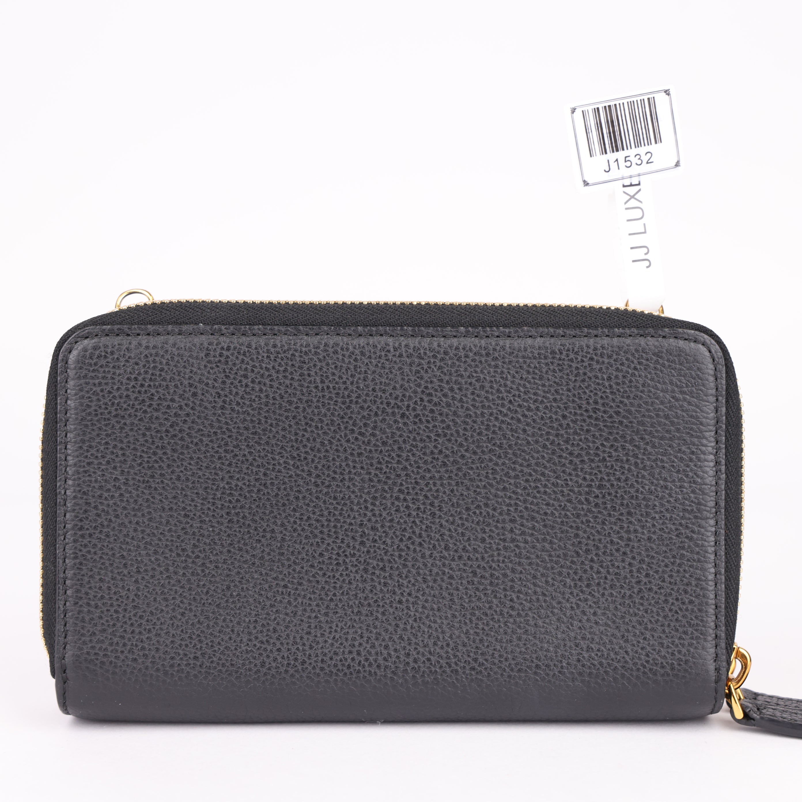 J1532 MCM Zip Around Wallet- Pre Owned