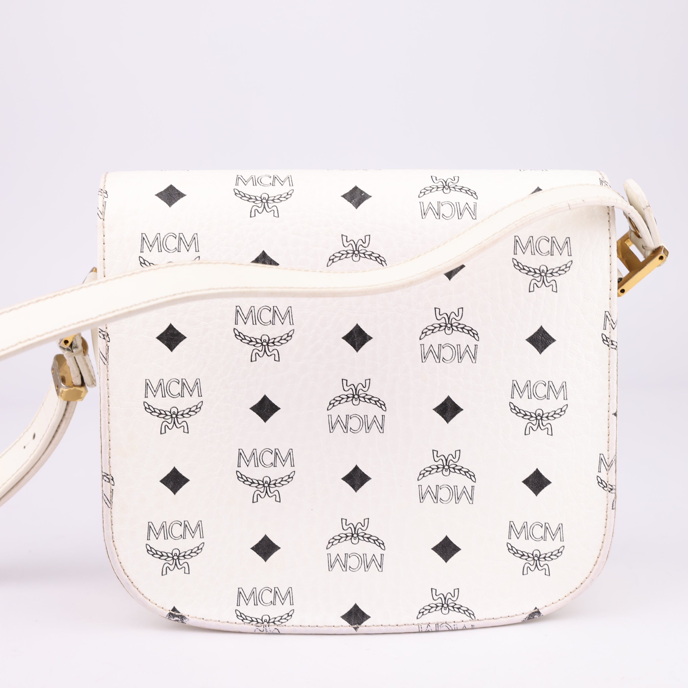 J1512 MCM Patricia Visetos Shoulder Bag- Pre Owned