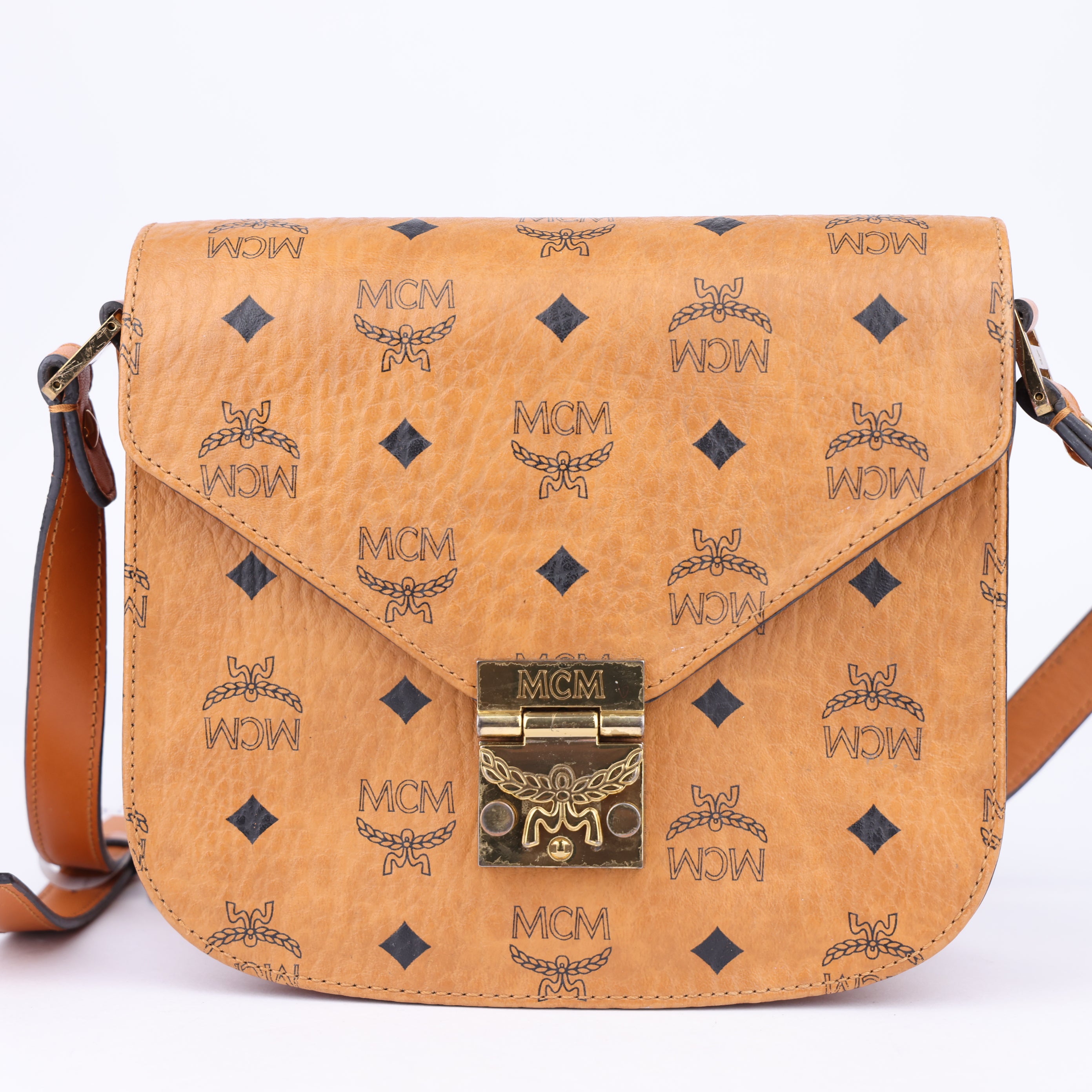 J1506 MCM patricia crossbody Bag- Pre Owned