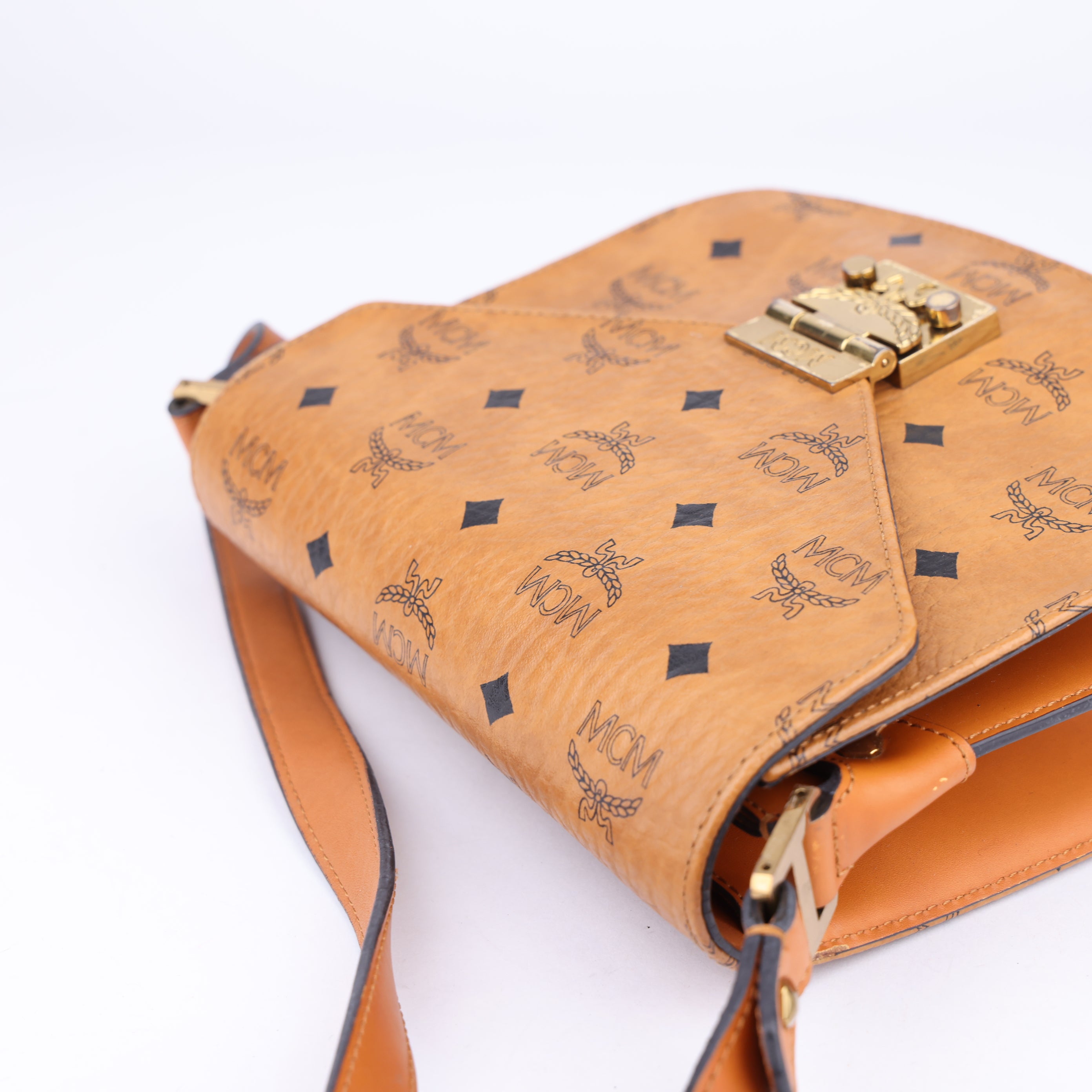J1506 MCM patricia crossbody Bag- Pre Owned