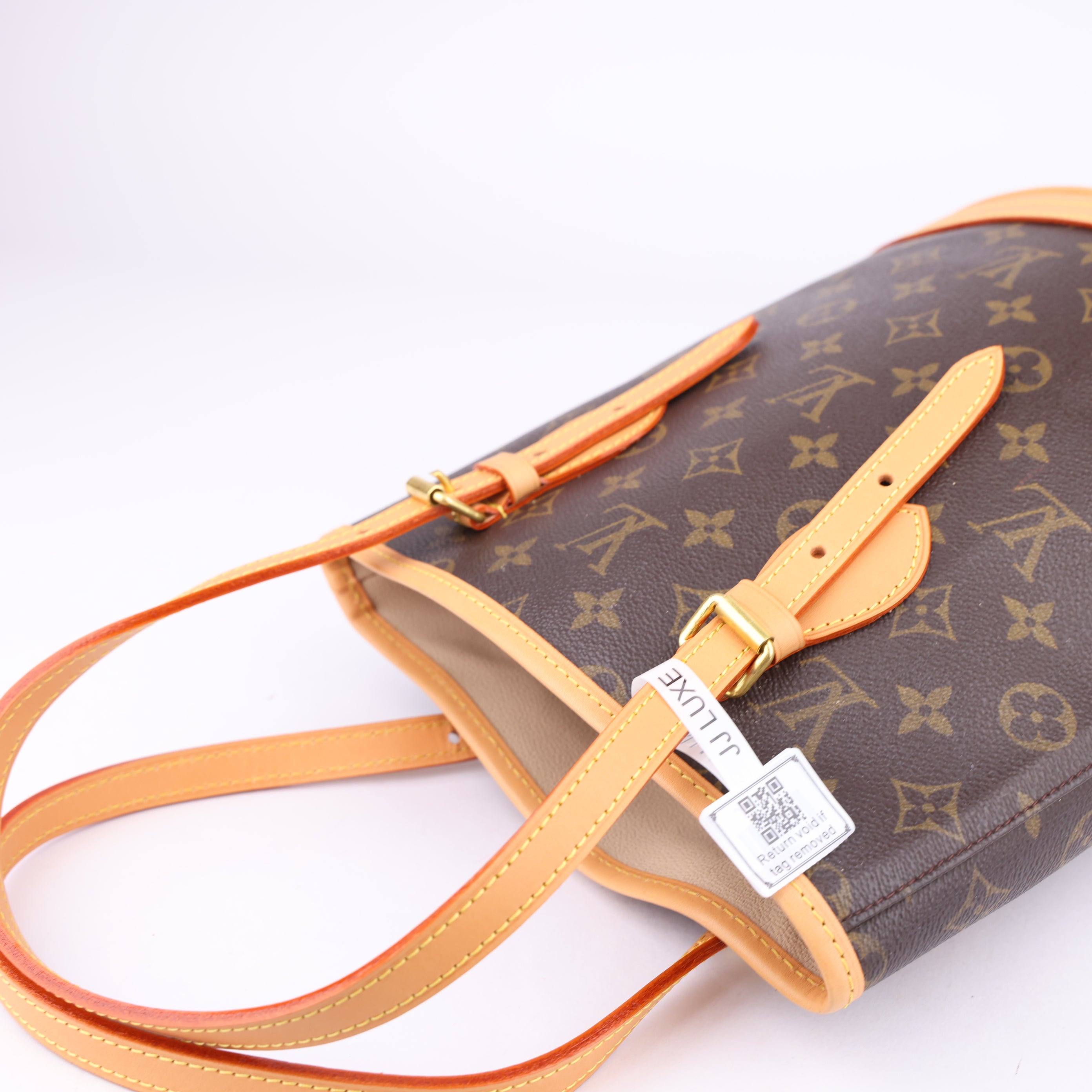J1511 Louis Vuitton Petit Bucket Bag Monogram- Pre Owned