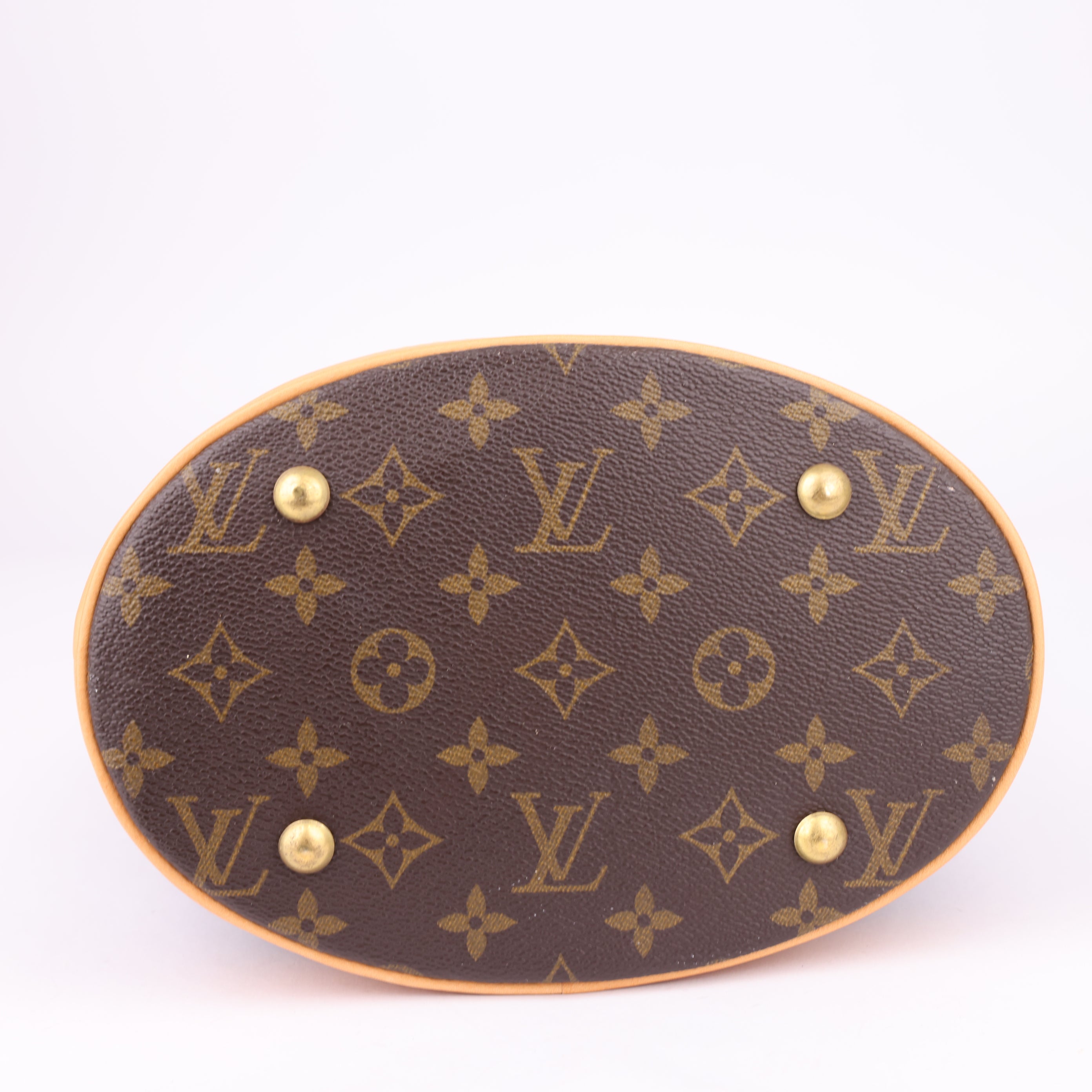 J1511 Louis Vuitton Petit Bucket Bag Monogram- Pre Owned