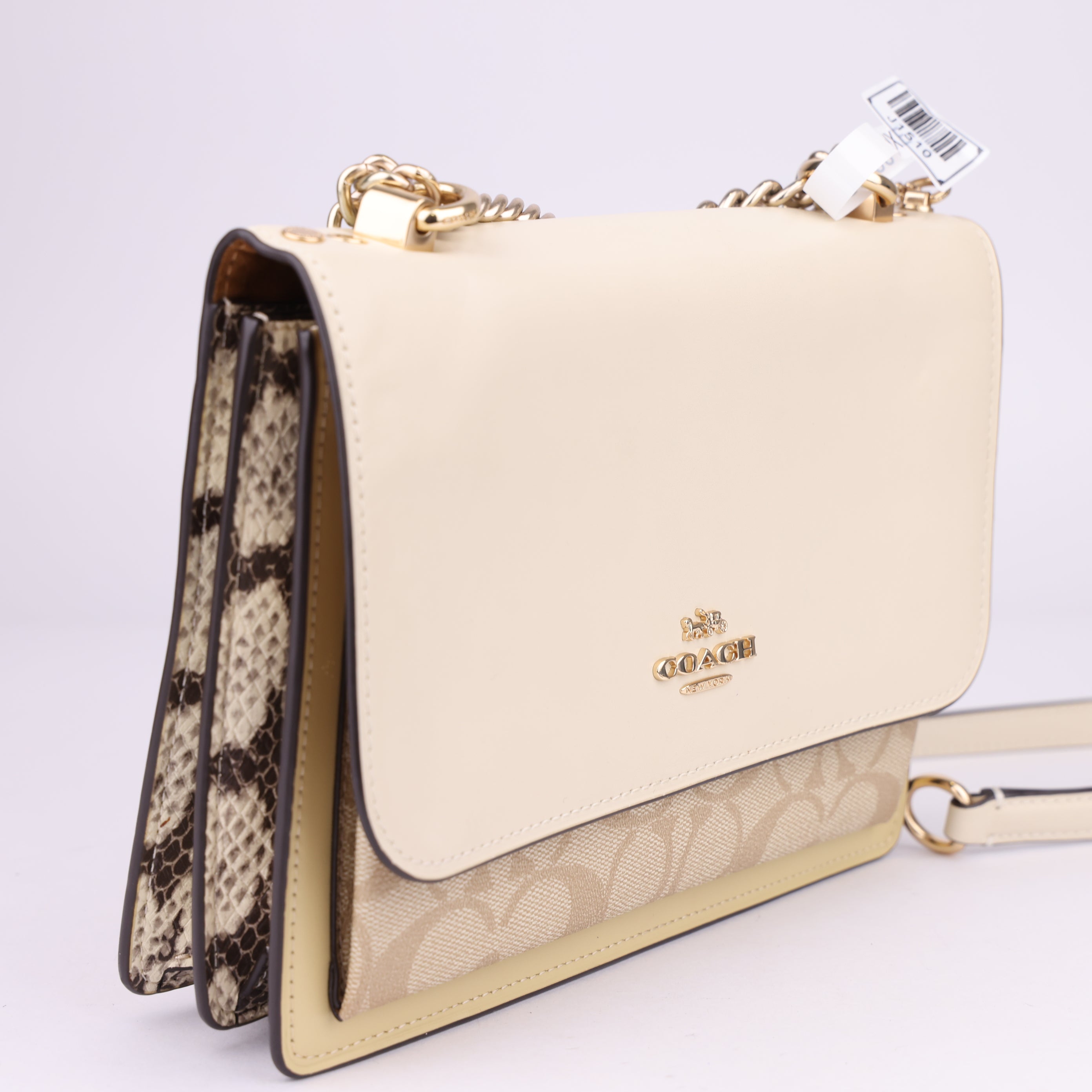 J1510 Coach Klare Crossbody Animal Print Multicolor Leather Bag- Pre Owned