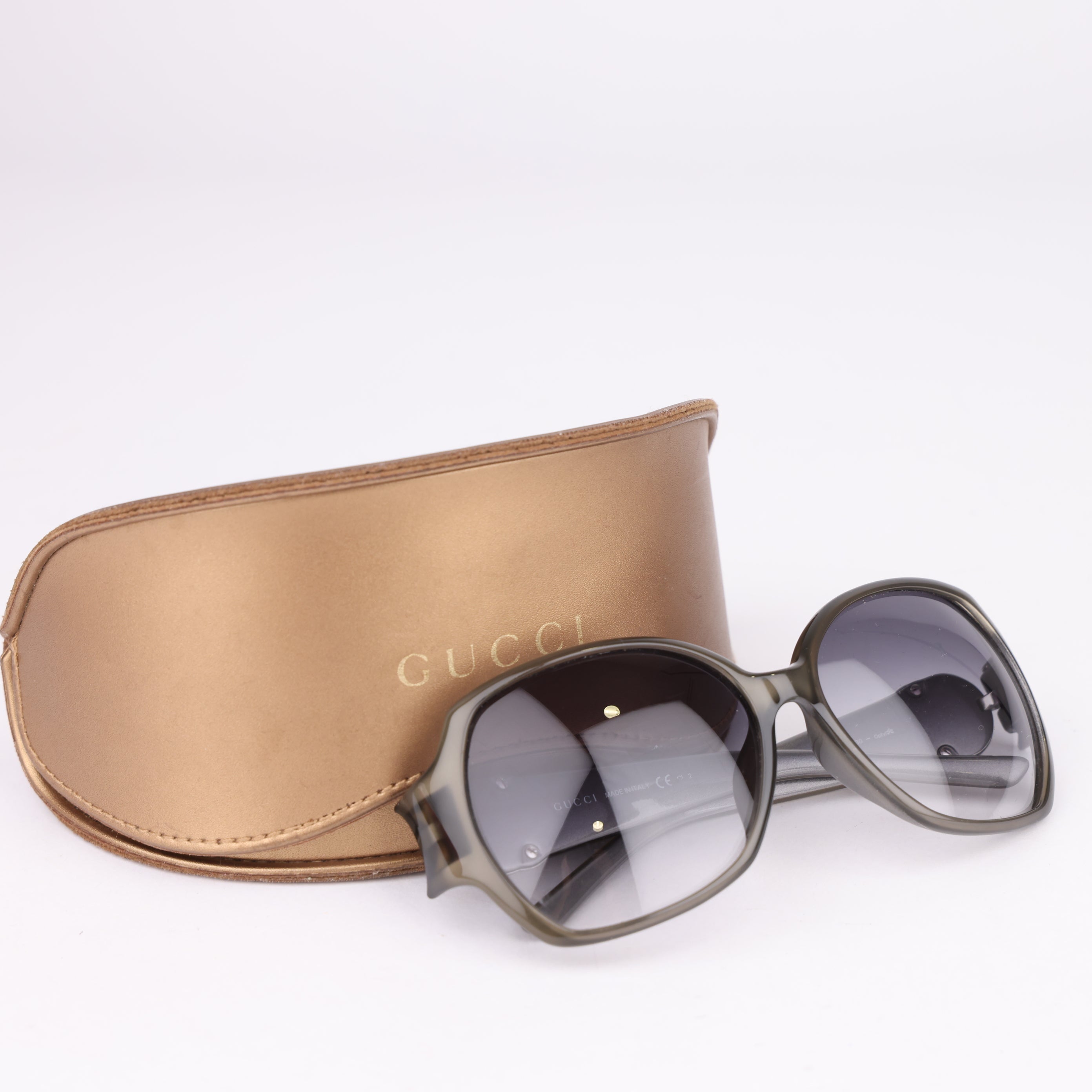 J1505 Gucci Gafas Púrpura Plástico - Pre Owned