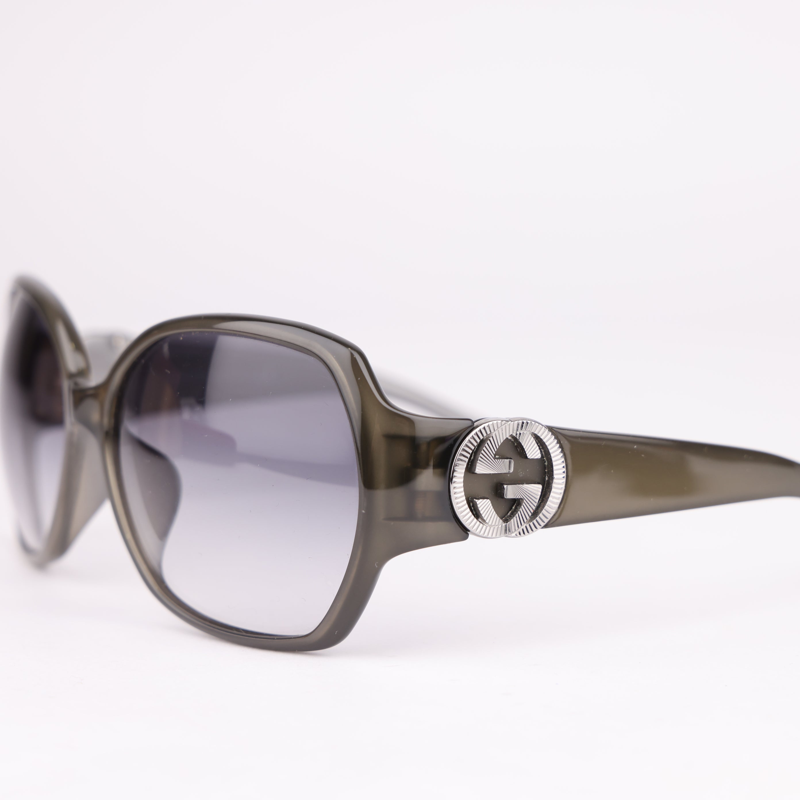 J1505 Gucci Gafas Púrpura Plástico - Pre Owned