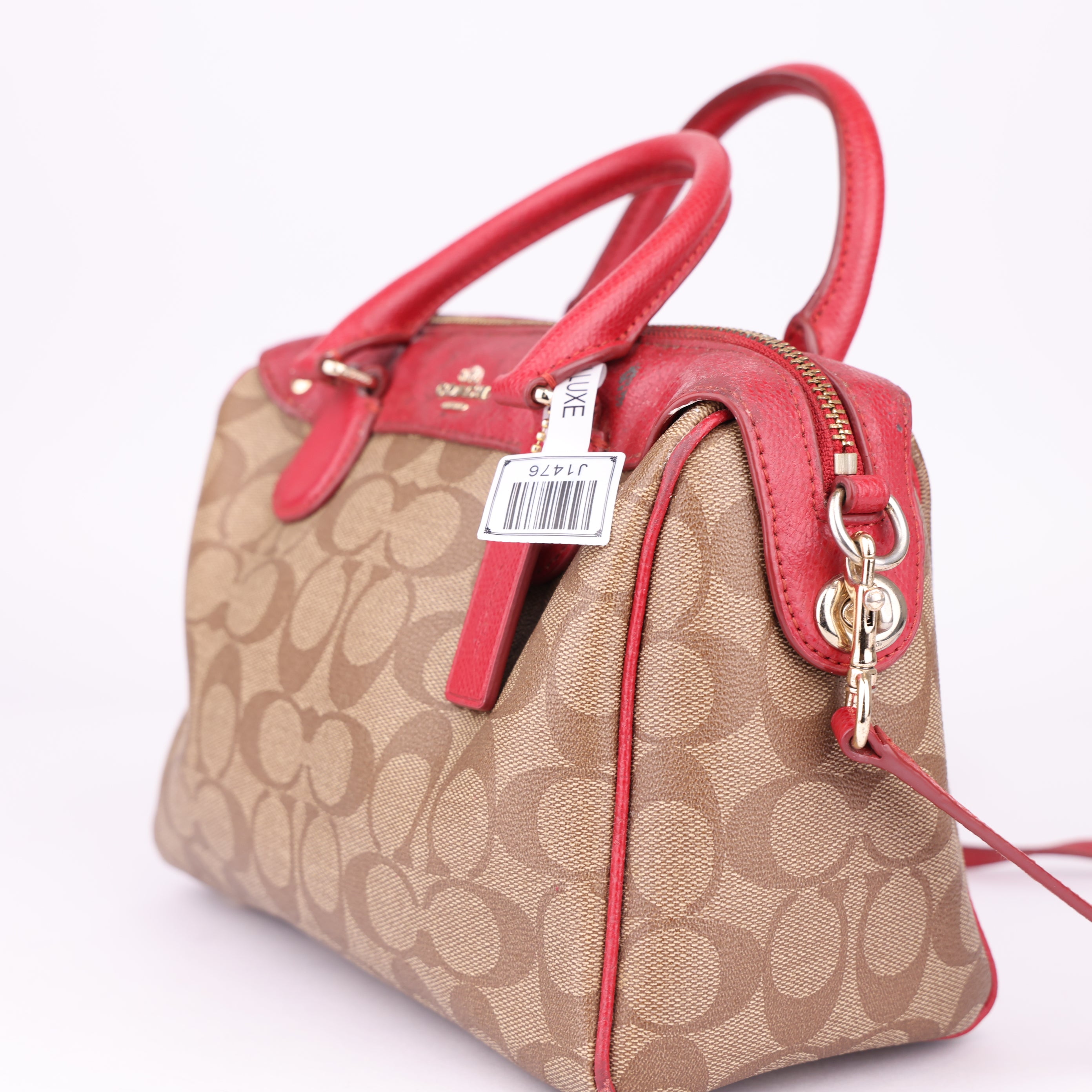 J1476 Coach Bennett Mini Satchel Tote Handbag- Pre Owned