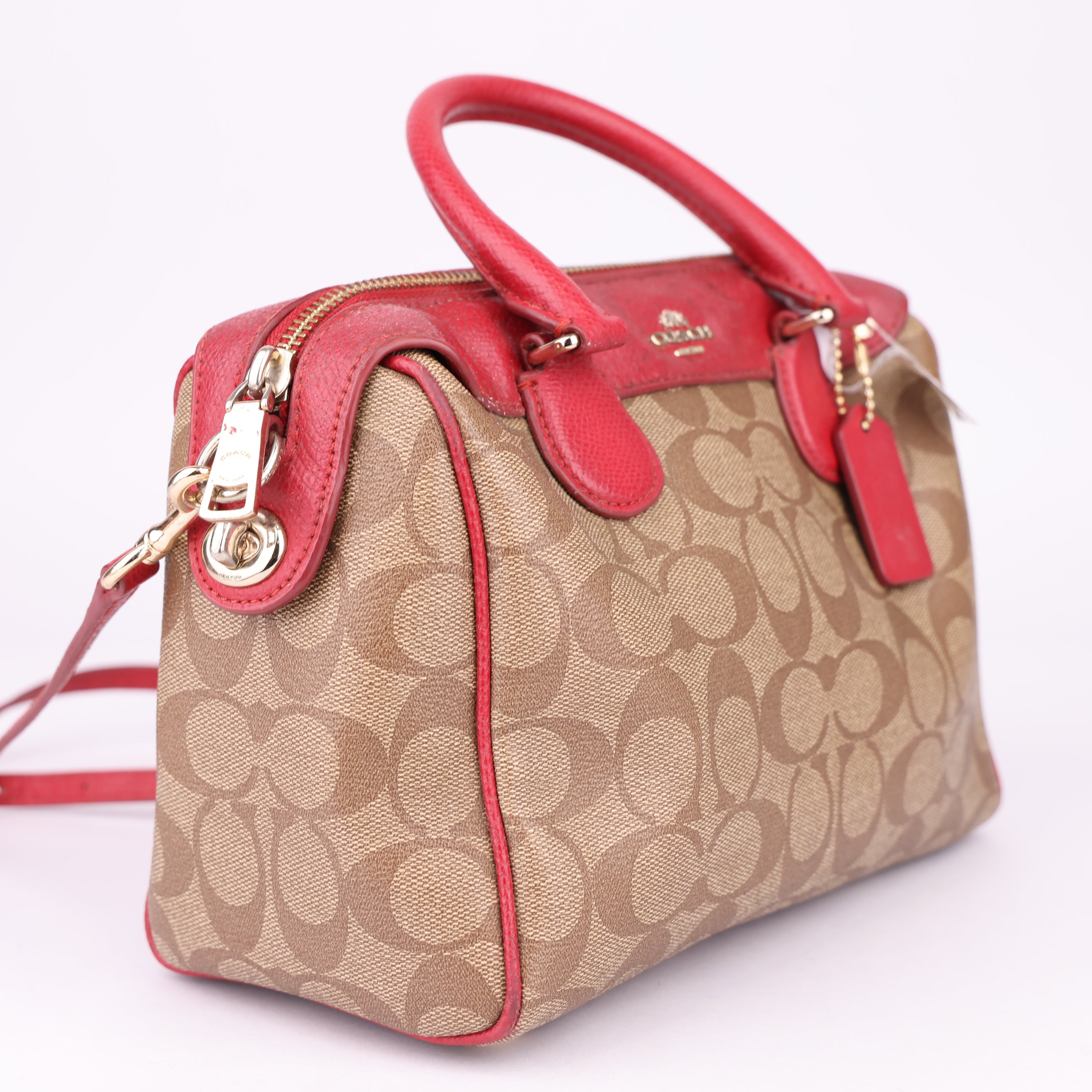 J1476 Coach Bennett Mini Satchel Tote Handbag- Pre Owned