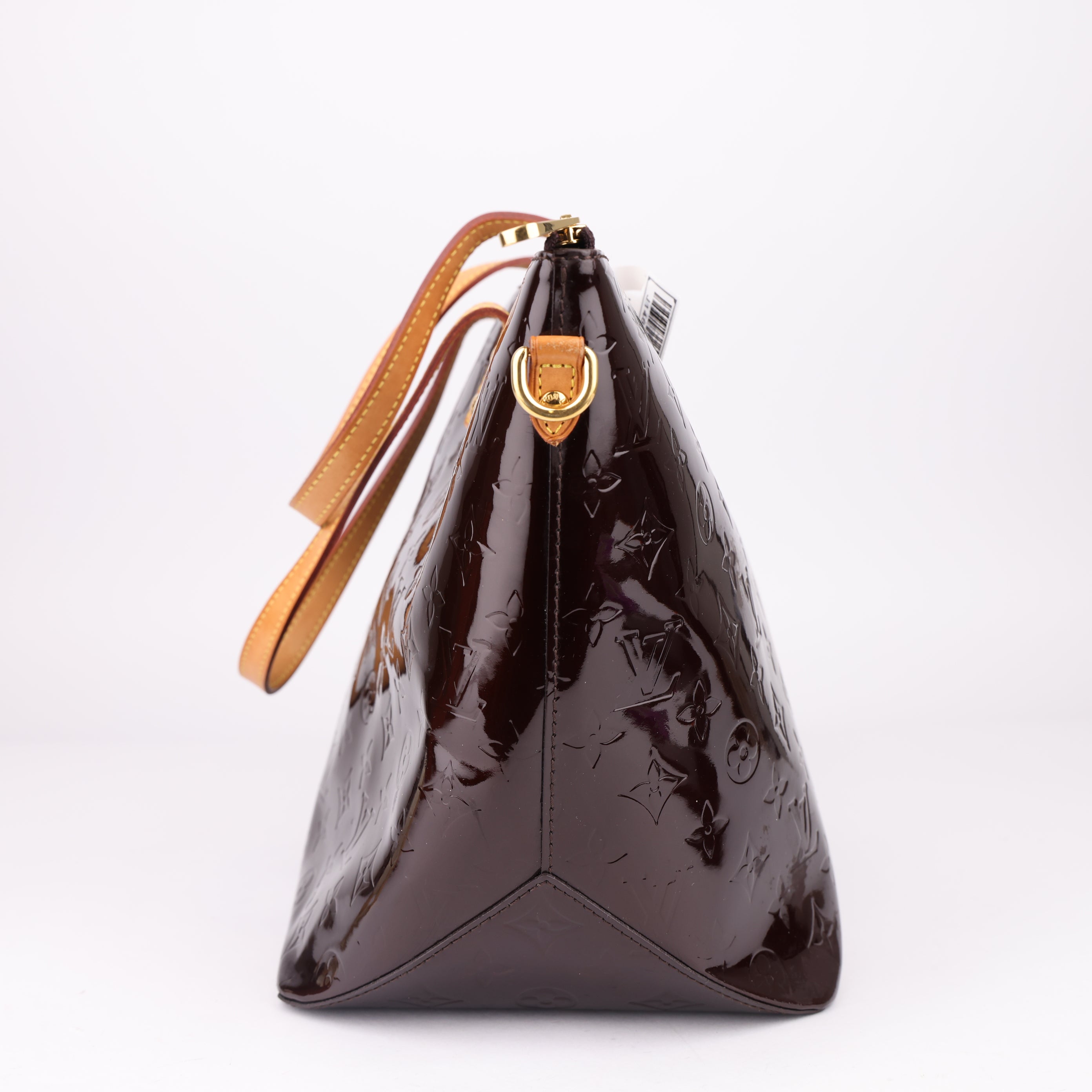 J1466 Louis Vuitton Amaranth Burgundy Leather Bellevue PM Shoulder Bag- Pre Owned