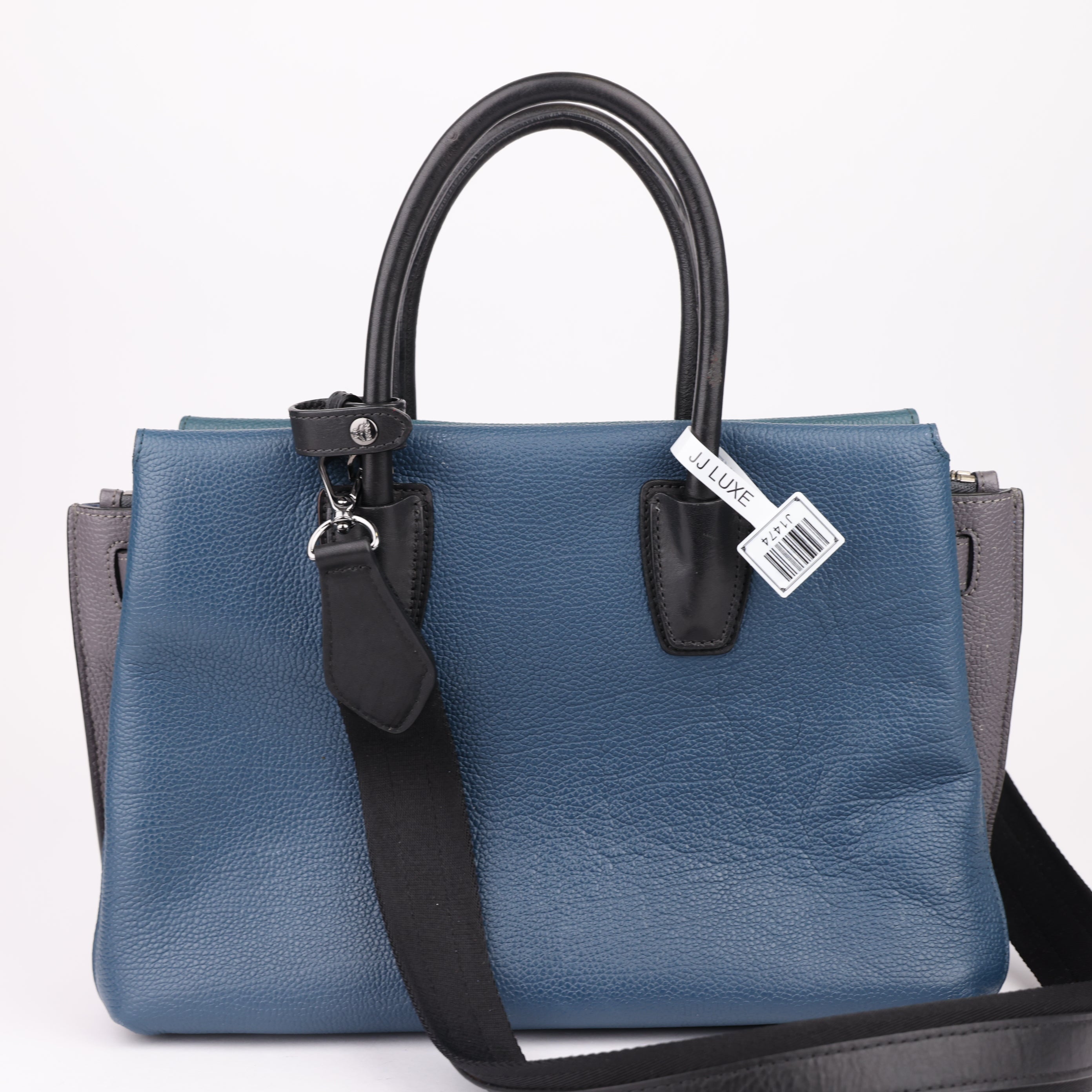 J1474 MCM Leather Top Handle Bag - Pre Owned