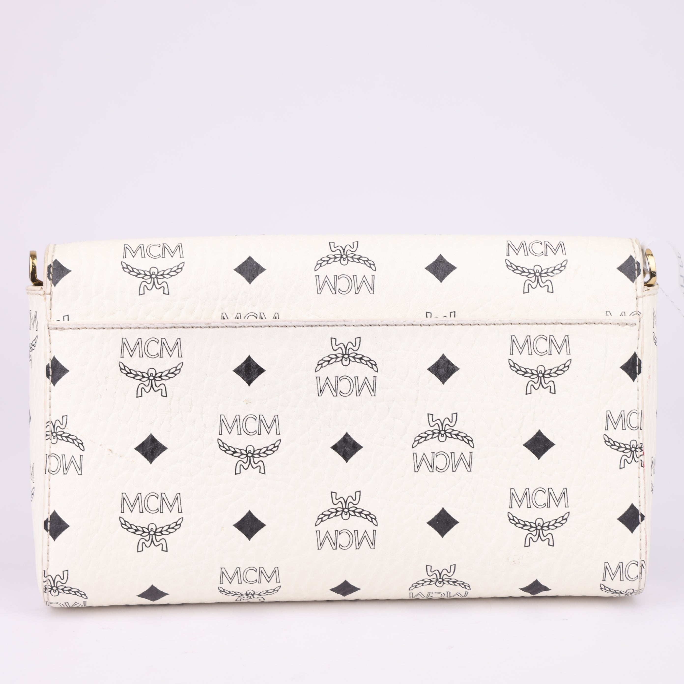 J1469 MCM Visetos Wallet On Chain- Pre Owned
