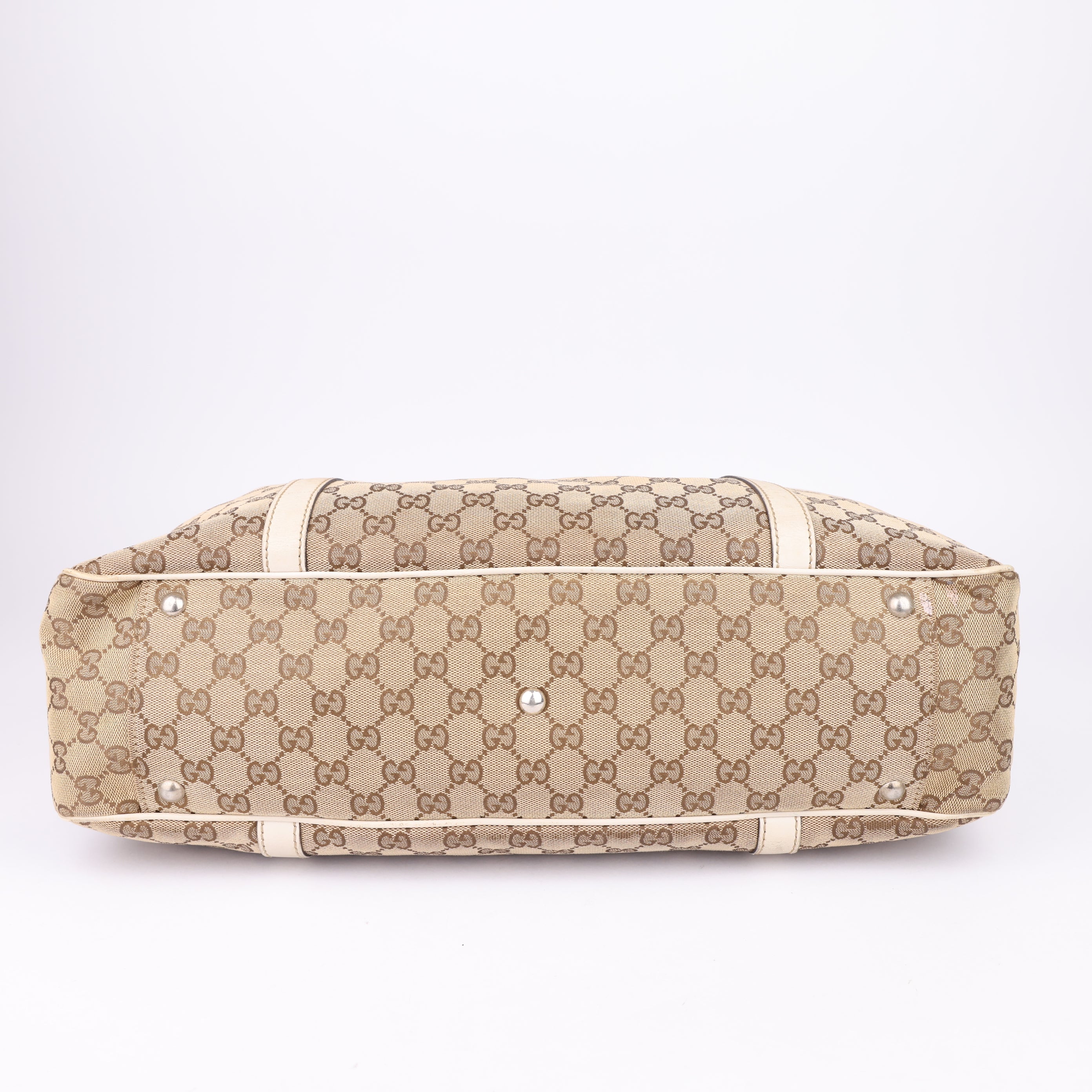 J1464 Gucci GG Canvas Twins Tote Bag- Pre Owned