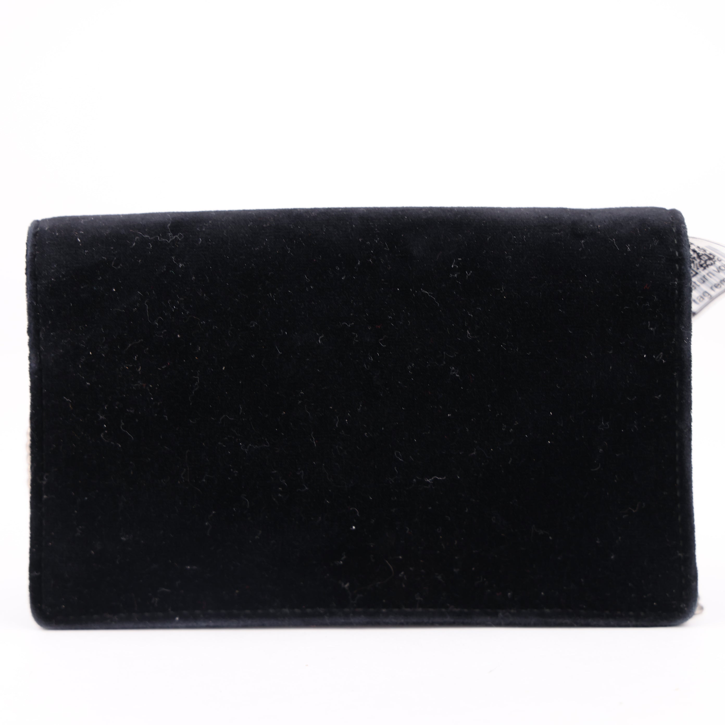 J1493 GUCCI Super Mini Dionysus Velvet Black - Pre Owned