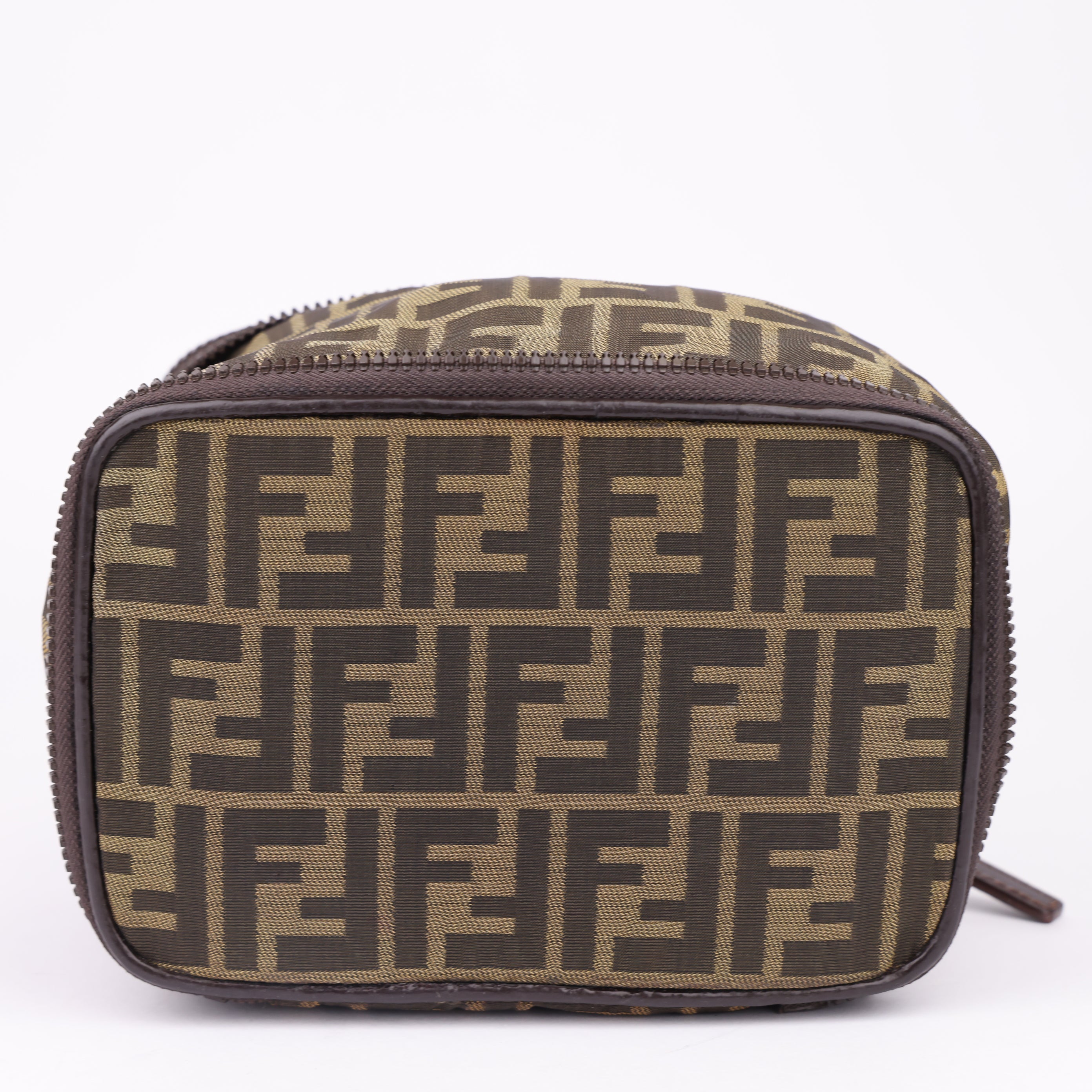 J1498 Fendi Vintage Zucca Cosmetic Bag- Pre Owned