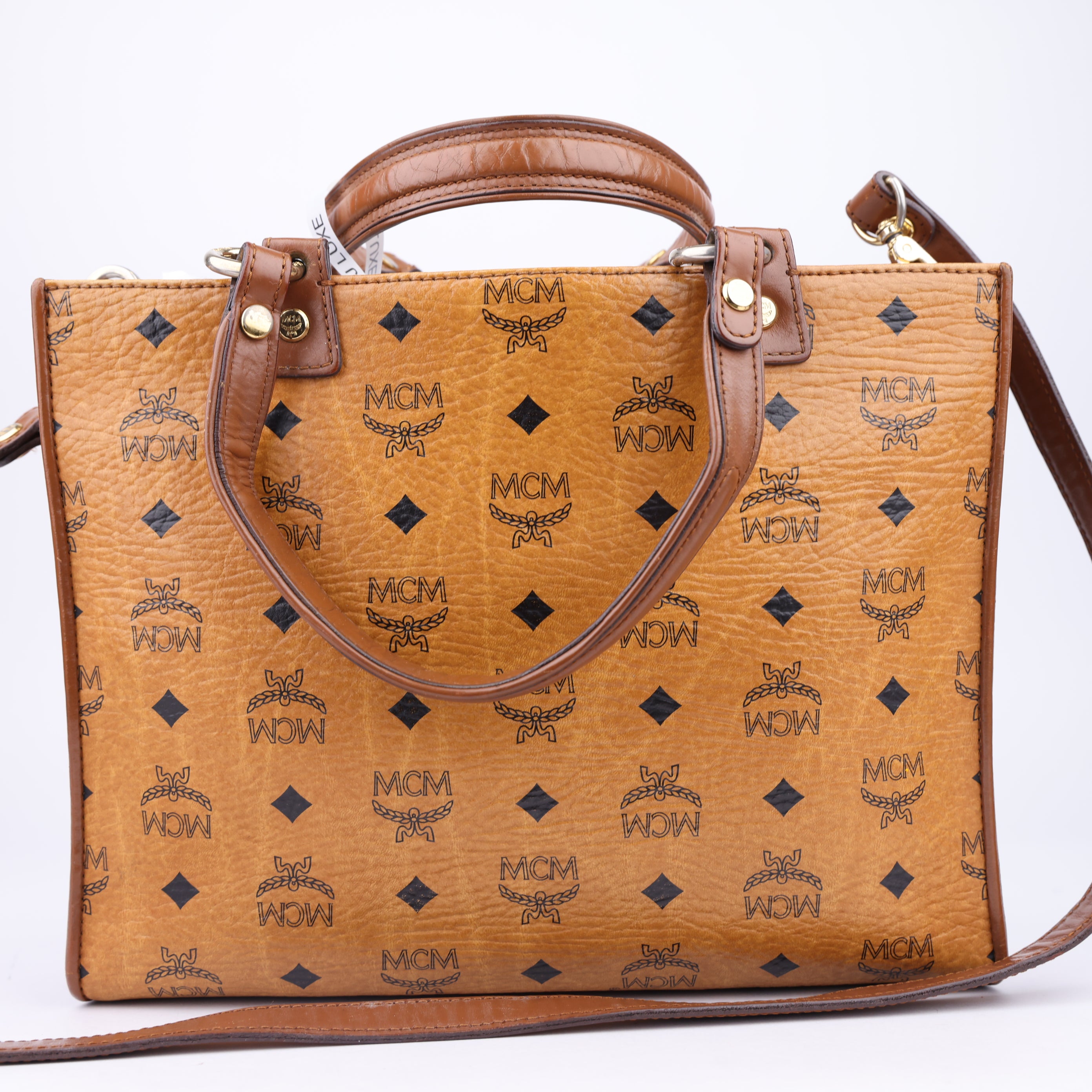 J1497 MCM Two Way Bag- Pre Owned