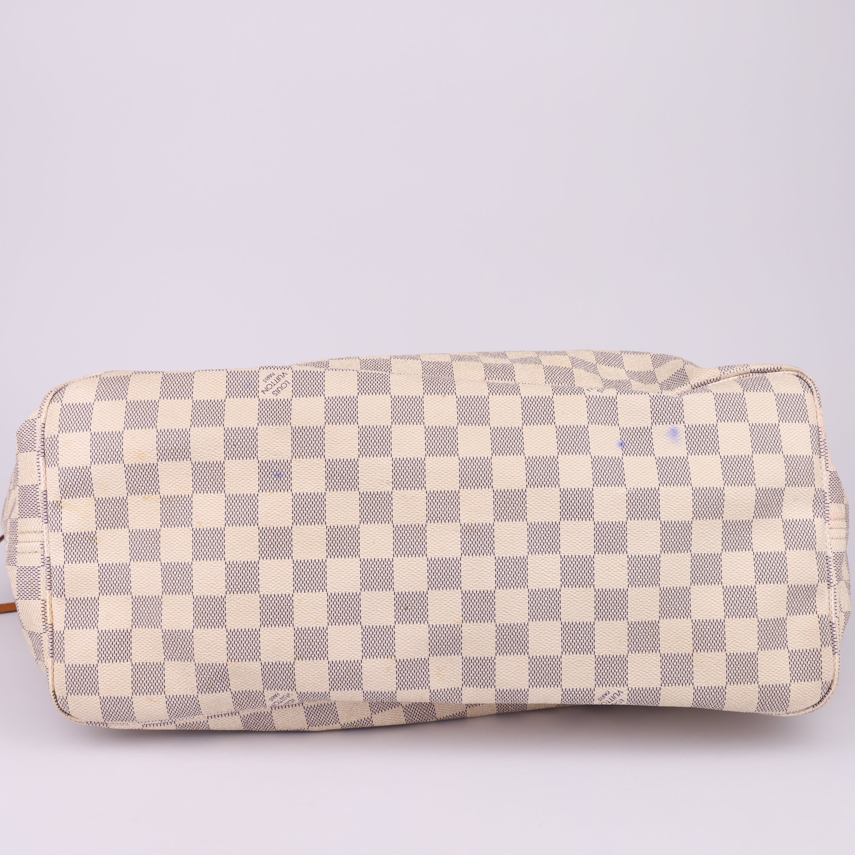 J1446 Louis Vuitton Neverfull GM Damier Azur tote- Pre Owned