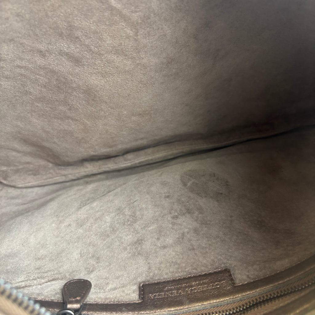 Bottega Veneta Leather Small Hobo Bag Top Handle Bag J3114 | Pre-Owned Like New Leather
