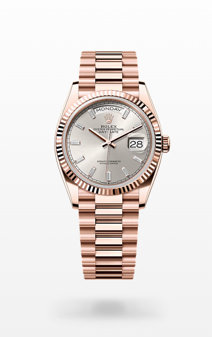 Rolex Day Date Rose Gold 36mm 128235