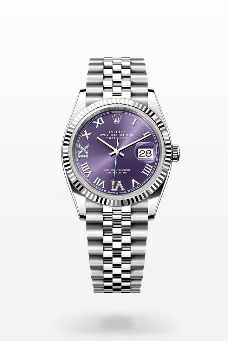 Rolex Datejust Aubergine/Purple 36mm 126234