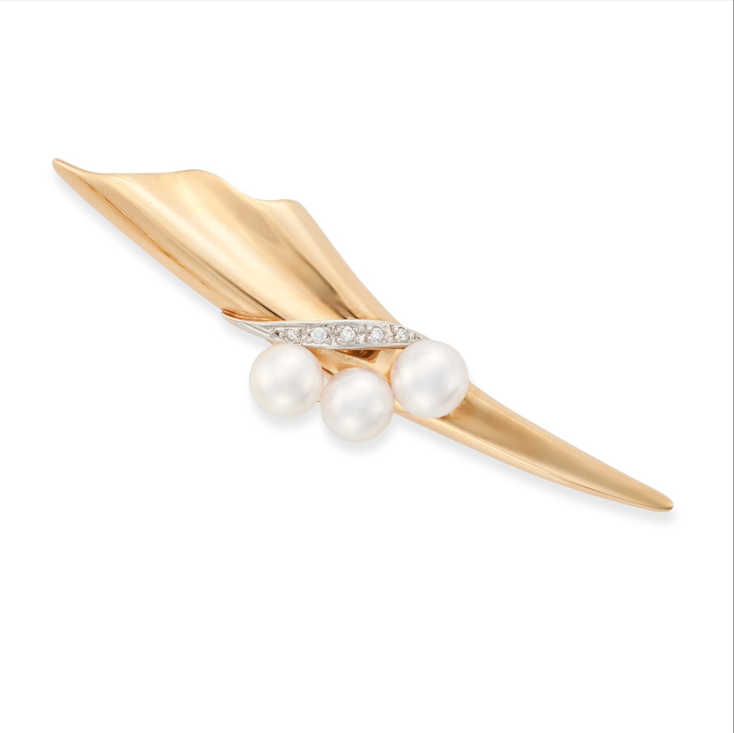 TASAKI, A PEARL AND DIAMOND BROOCH / PENDANT