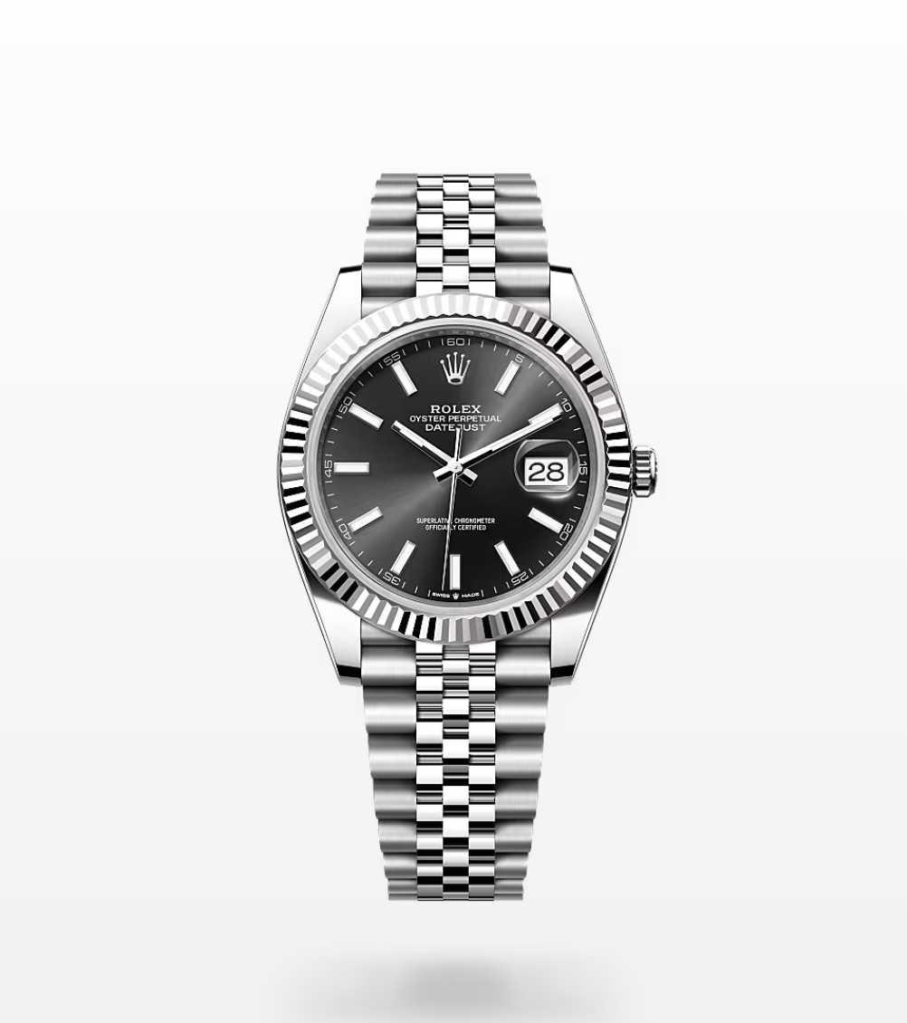 Rolex Datejust Black Index 41 mm 126334