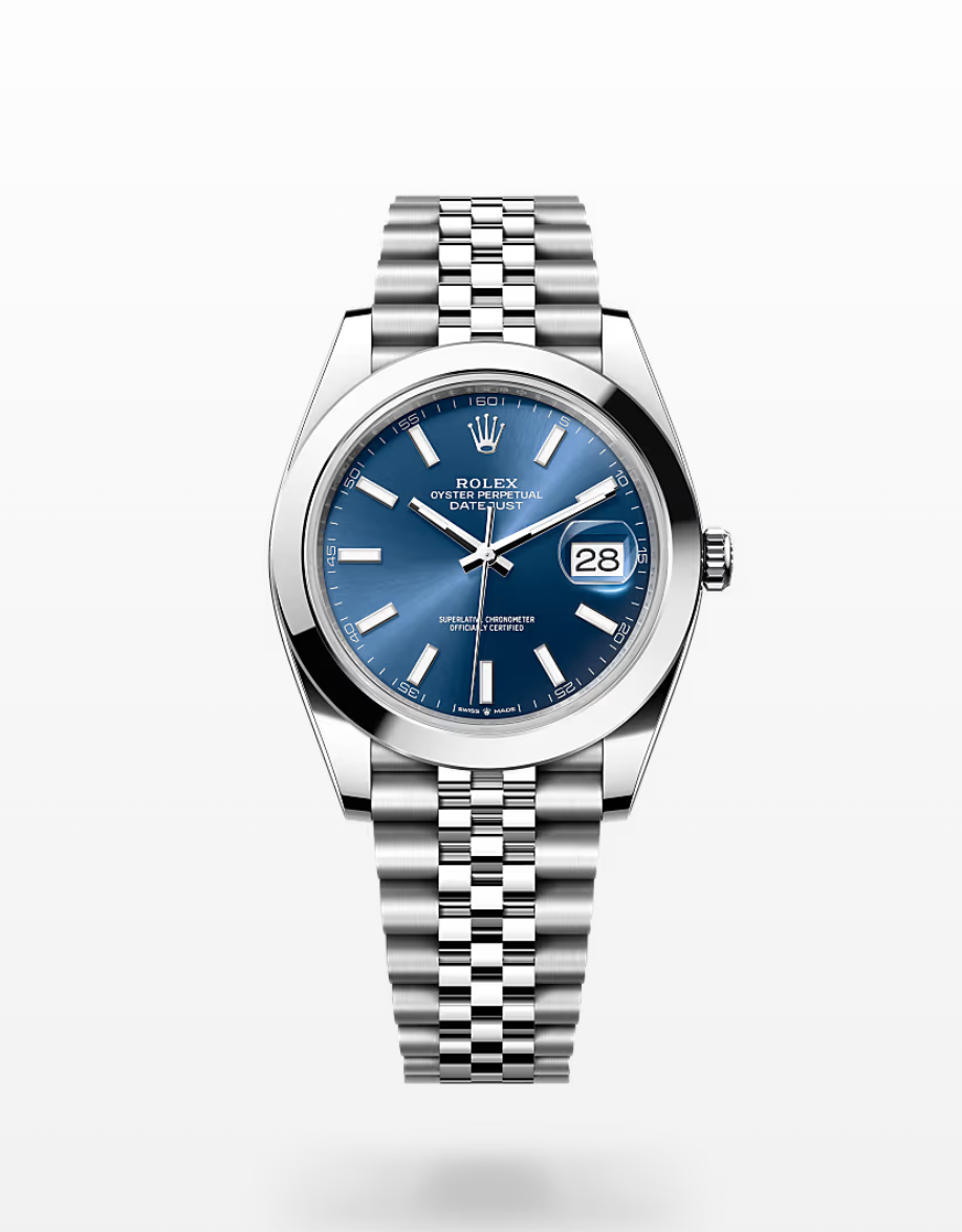 Rolex Datejust Bright Blue Index 41mm 126300