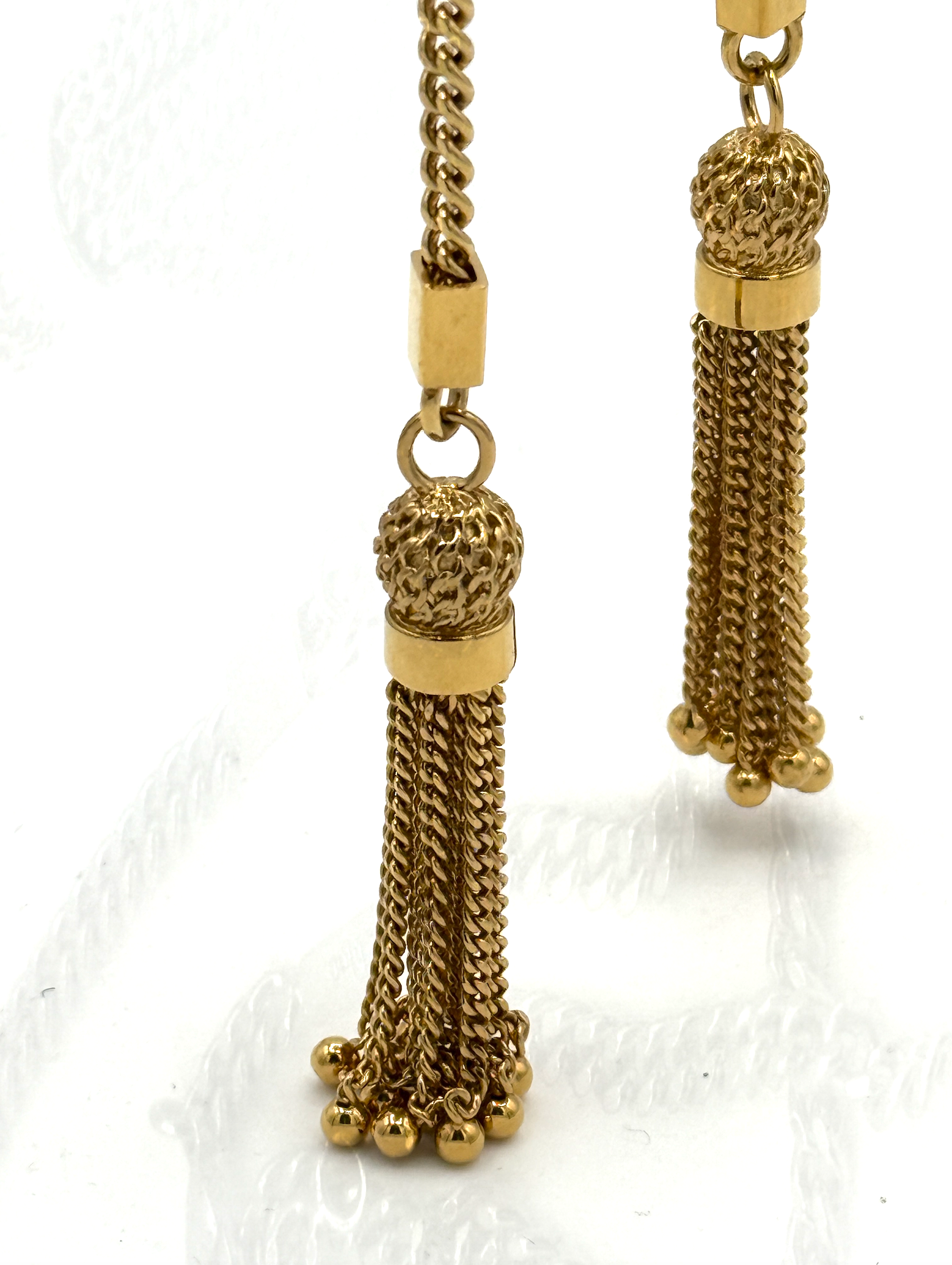 Chloé Long necklace Very Good with Tag, Gold, Metal