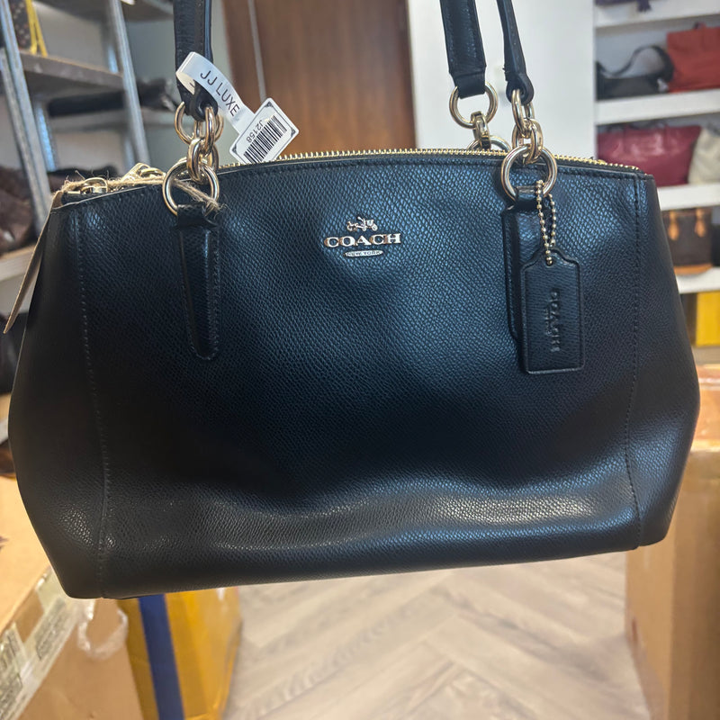 J2158 Shoulder bag Coach Black leather