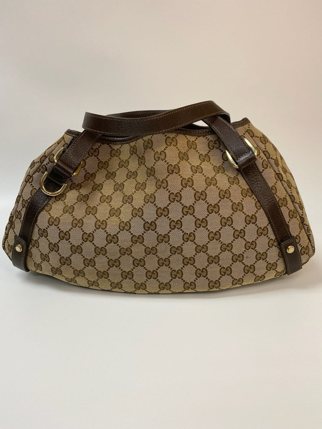 J2872 Gucci Shoulder Bag Monogram Abbey Shoulder Bsg Brown | Pre-Owned Brown Canvas/Monogram