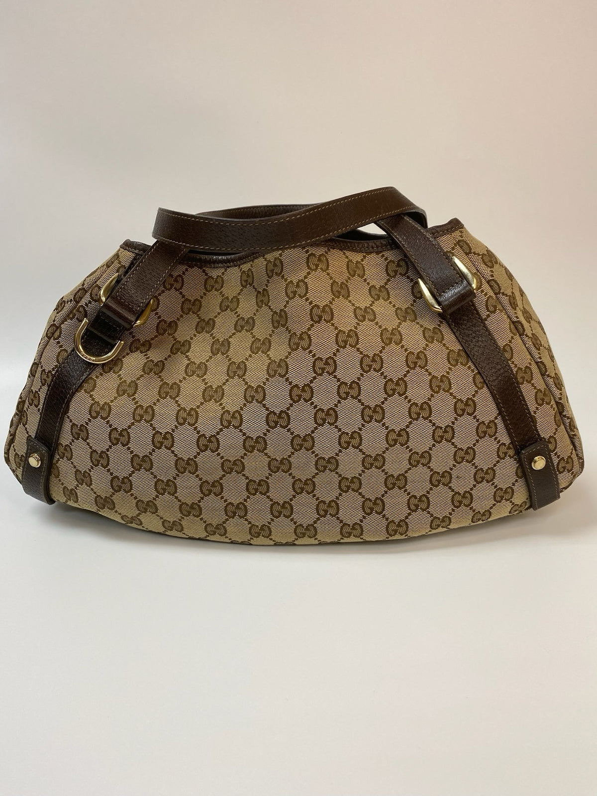 J2872 Gucci Shoulder Bag Monogram Abbey Shoulder Bsg Brown | Pre-Owned Brown Canvas/Monogram