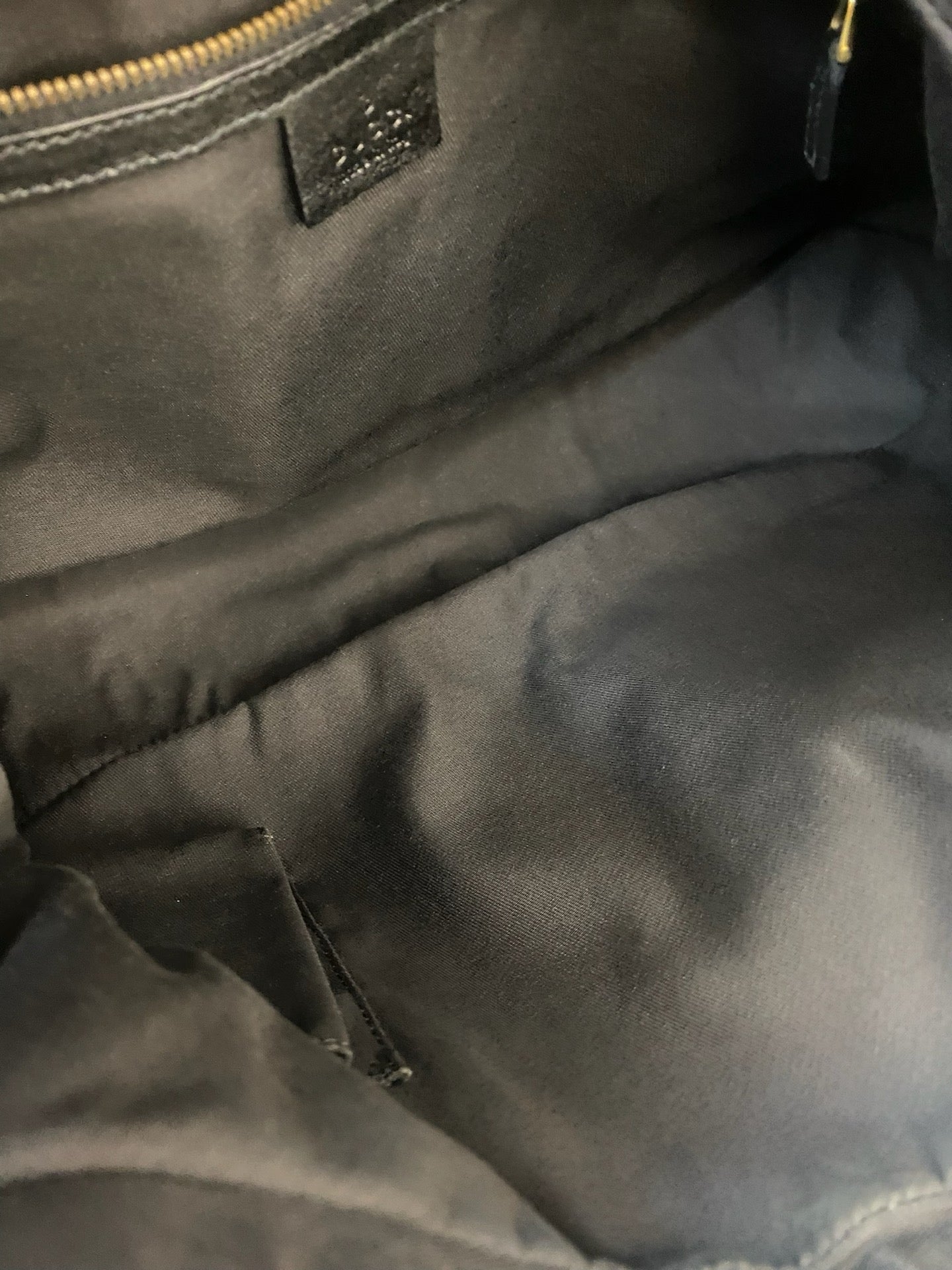 J2859 Gucci Shoulder Bag Hobo Black Monogram Canvas Shoulder Bag | Pre-Owned Black Canvas Monogram