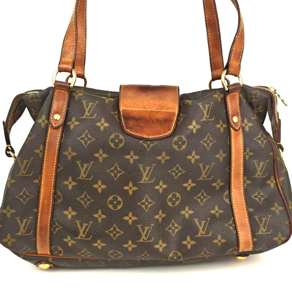 Louis Vuitton Monogram Stresa PM Shoulder Bag C1715 | Pre-Owned Good Brown Monogram Canvas