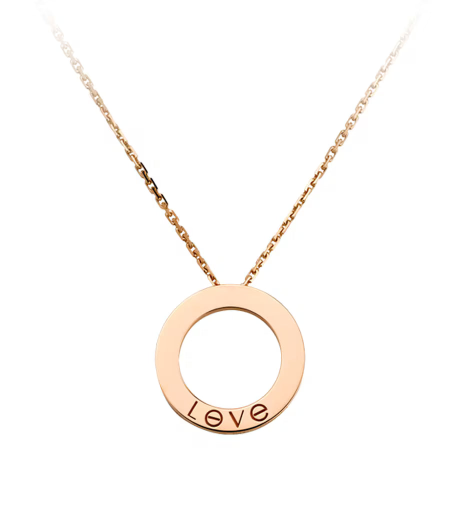 J1853 Cartier Rose Gold LOVE Necklace- Pre Owned