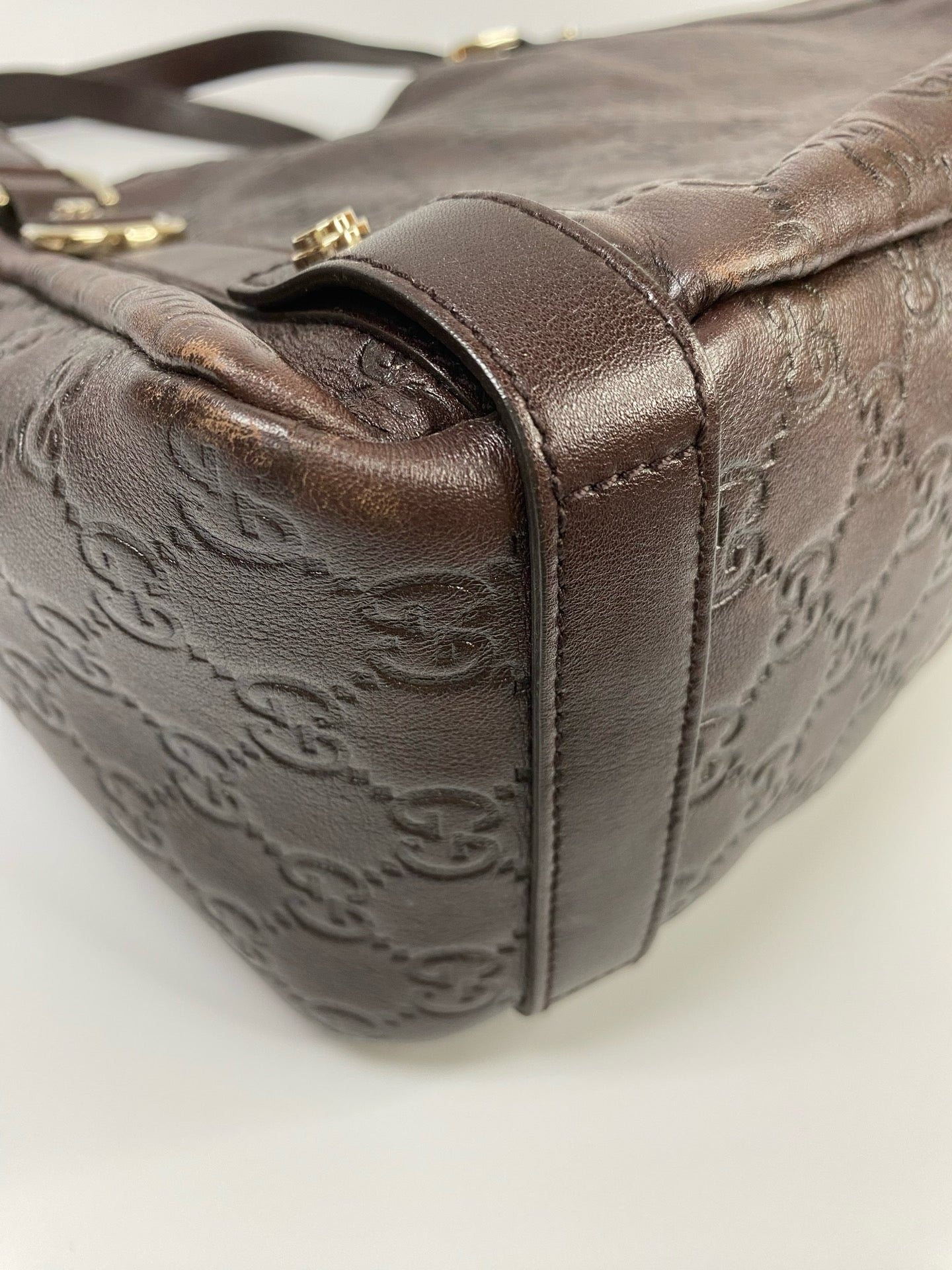 J2949 Gucci Shoulder Bag Abbey Bag Marrom Original | Pre-OwneBrown