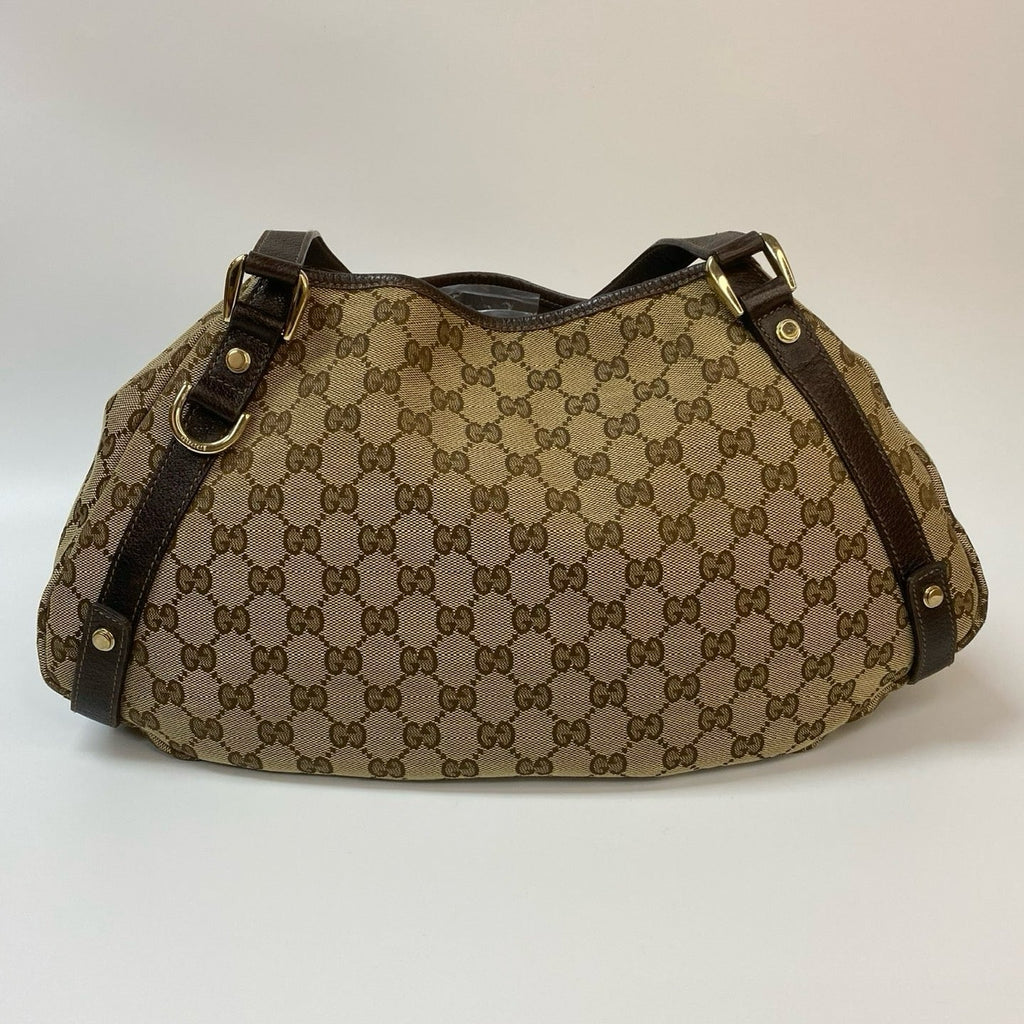 J2872 Gucci Shoulder Bag Monogram Abbey Shoulder Bsg Brown | Pre-Owned Brown Canvas/Monogram