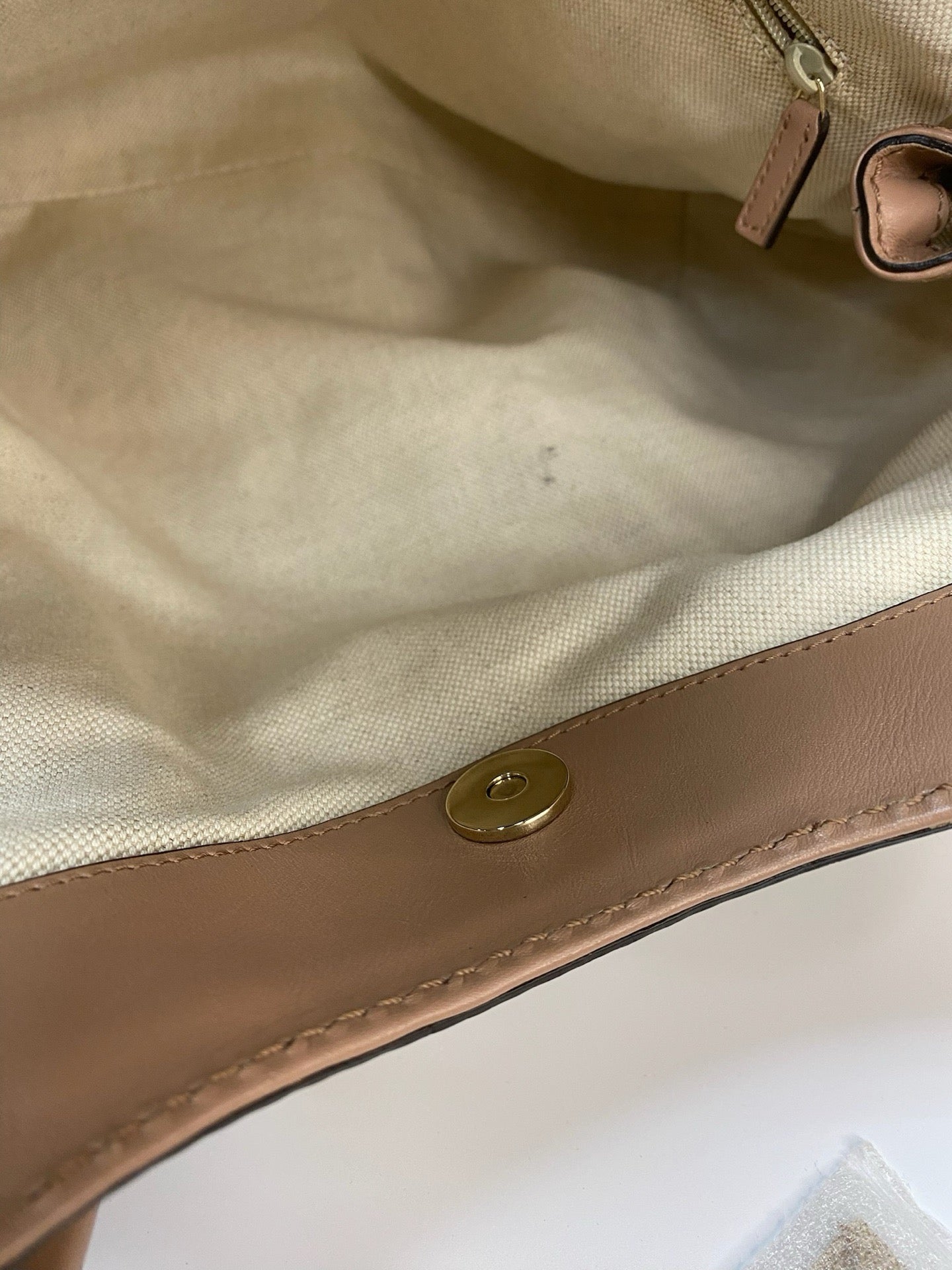 J2879 Gucci Top Handle Bag Diamante Canvas Sukeyy Tote | Pre-Owned Brown Canvas/Diamante
