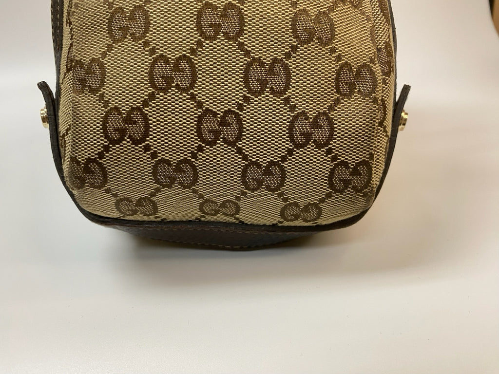 J2872 Gucci Shoulder Bag Monogram Abbey Shoulder Bsg Brown | Pre-Owned Brown Canvas/Monogram