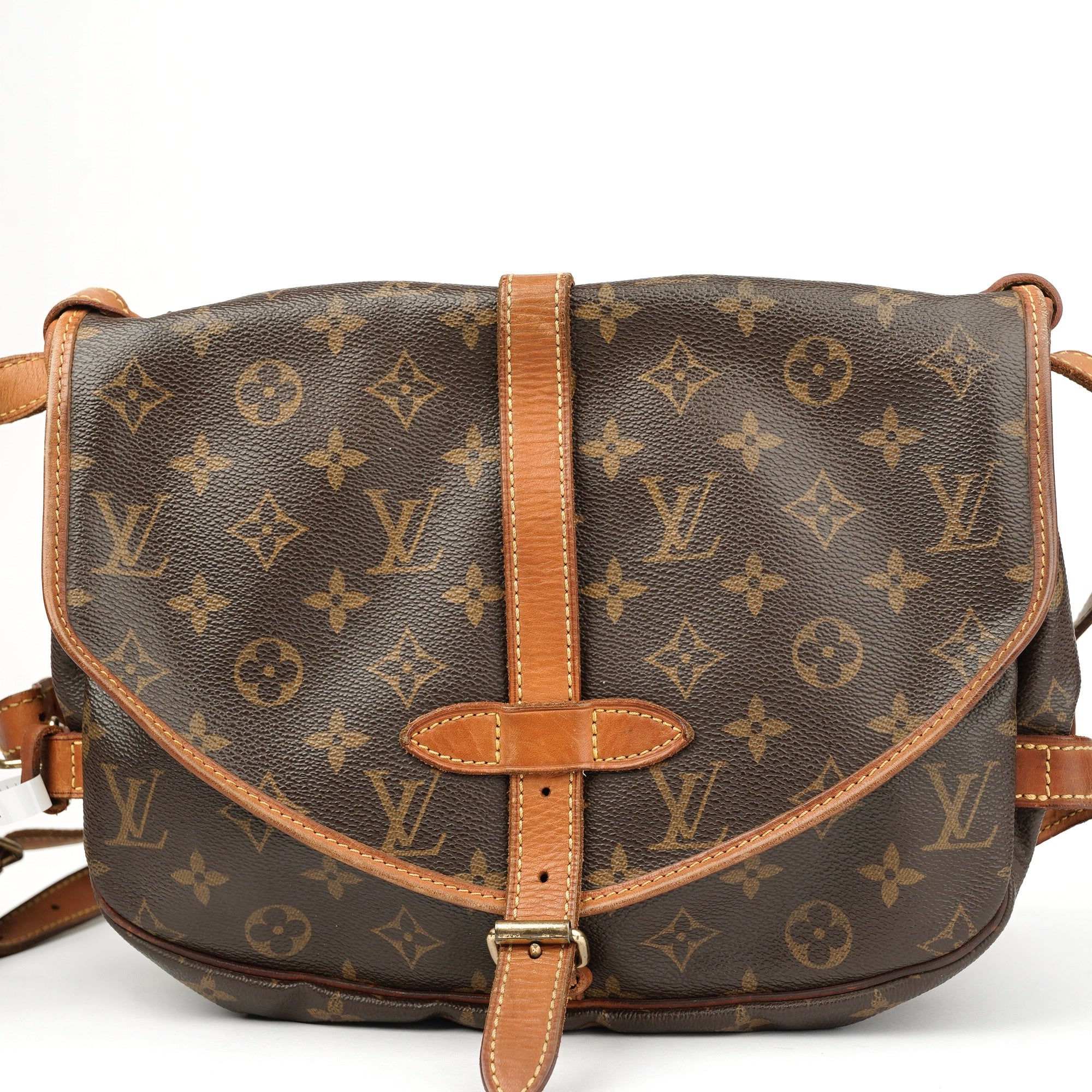 J1460 Louis Vuitton Saumur 30 Shoulder Bag Monogram Brown- Pre Owned