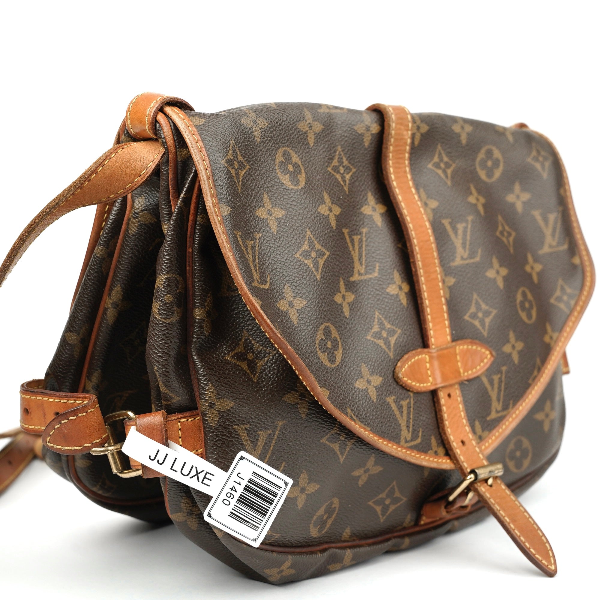 J1460 Louis Vuitton Saumur 30 Shoulder Bag Monogram Brown- Pre Owned