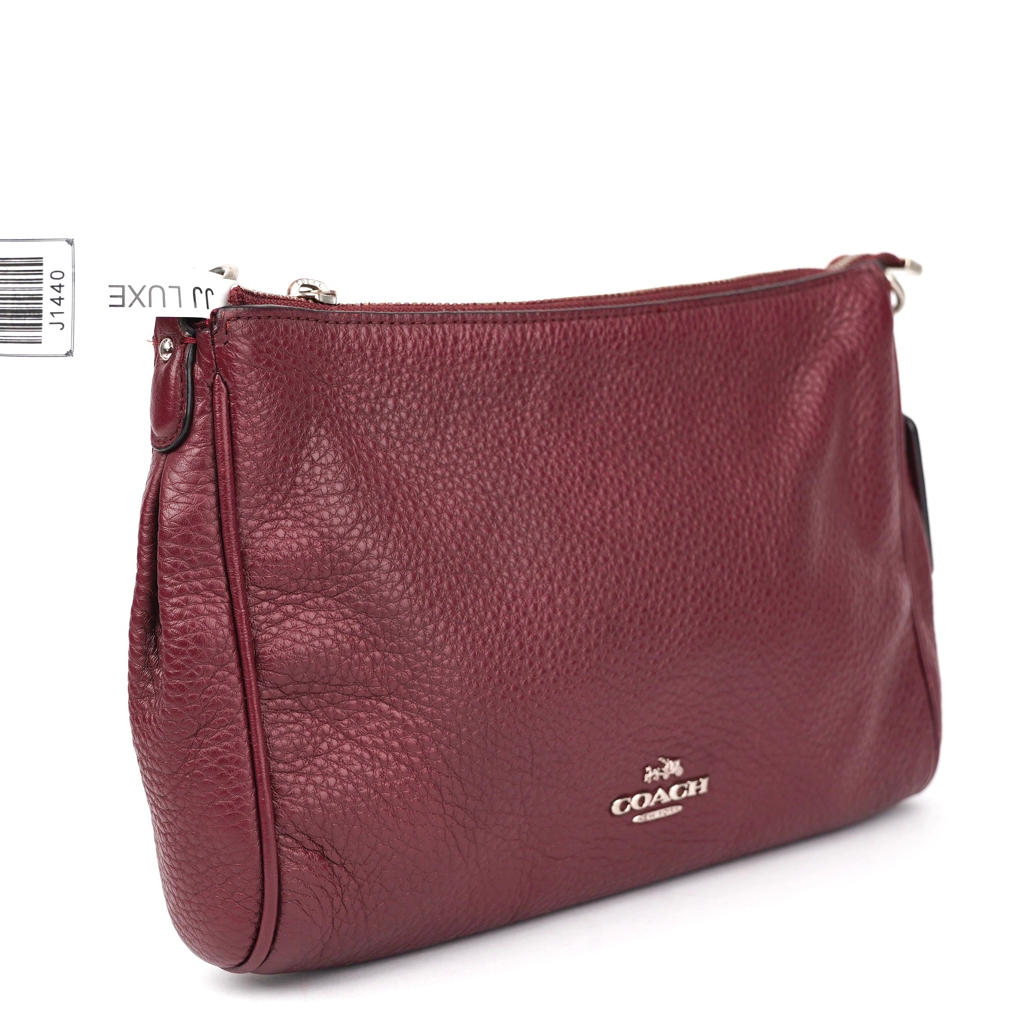 J1440 Coach Metallic Cherry Carrie Crossbody Shoulder Bag- Pre Owned