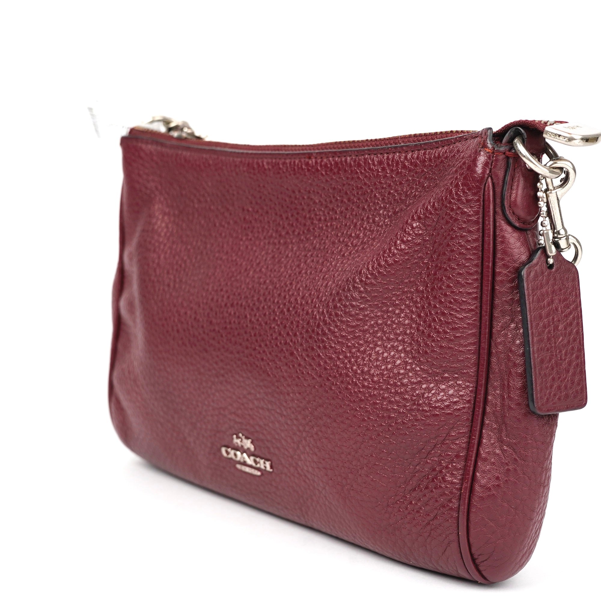 J1440 Coach Metallic Cherry Carrie Crossbody Shoulder Bag- Pre Owned