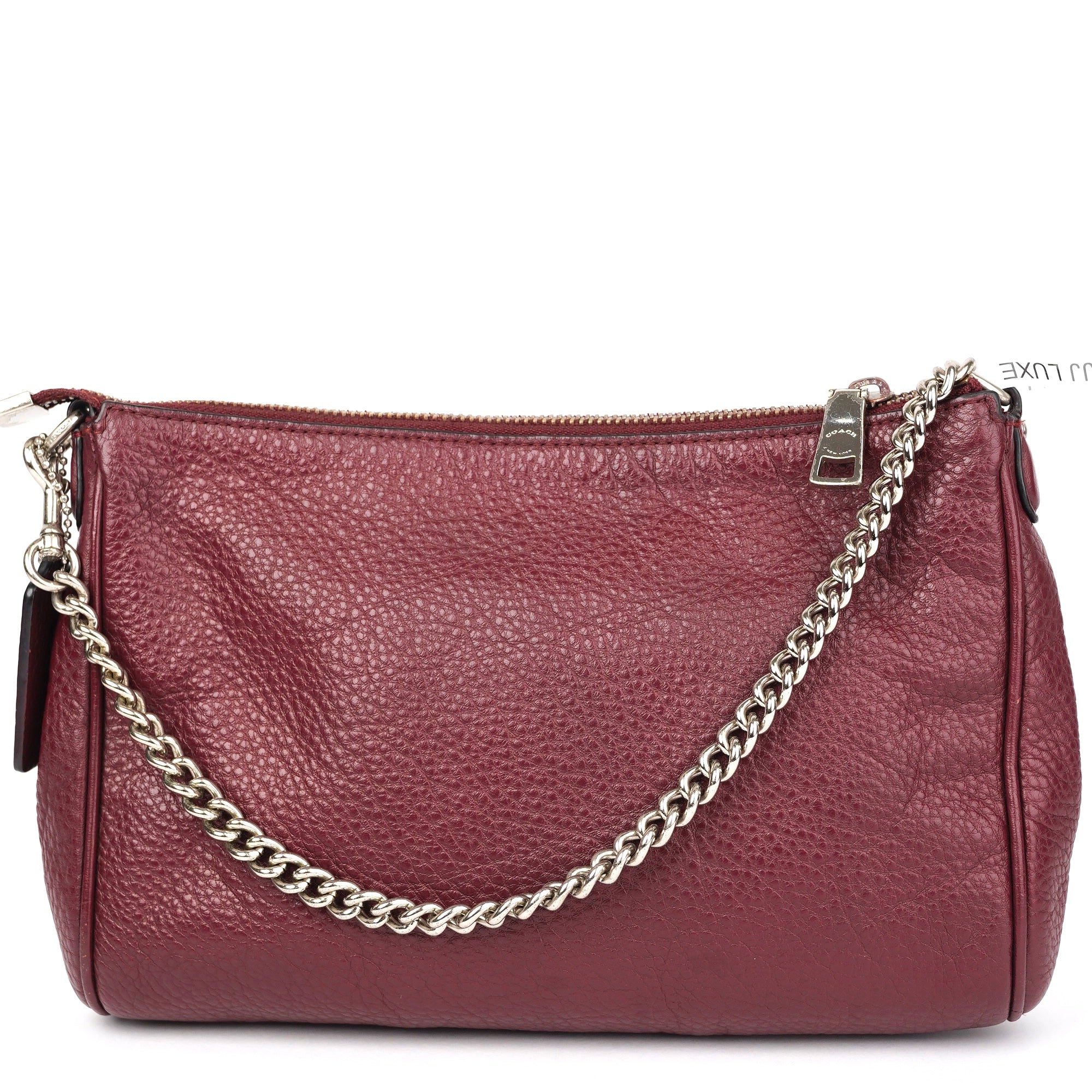 J1440 Coach Metallic Cherry Carrie Crossbody Shoulder Bag- Pre Owned