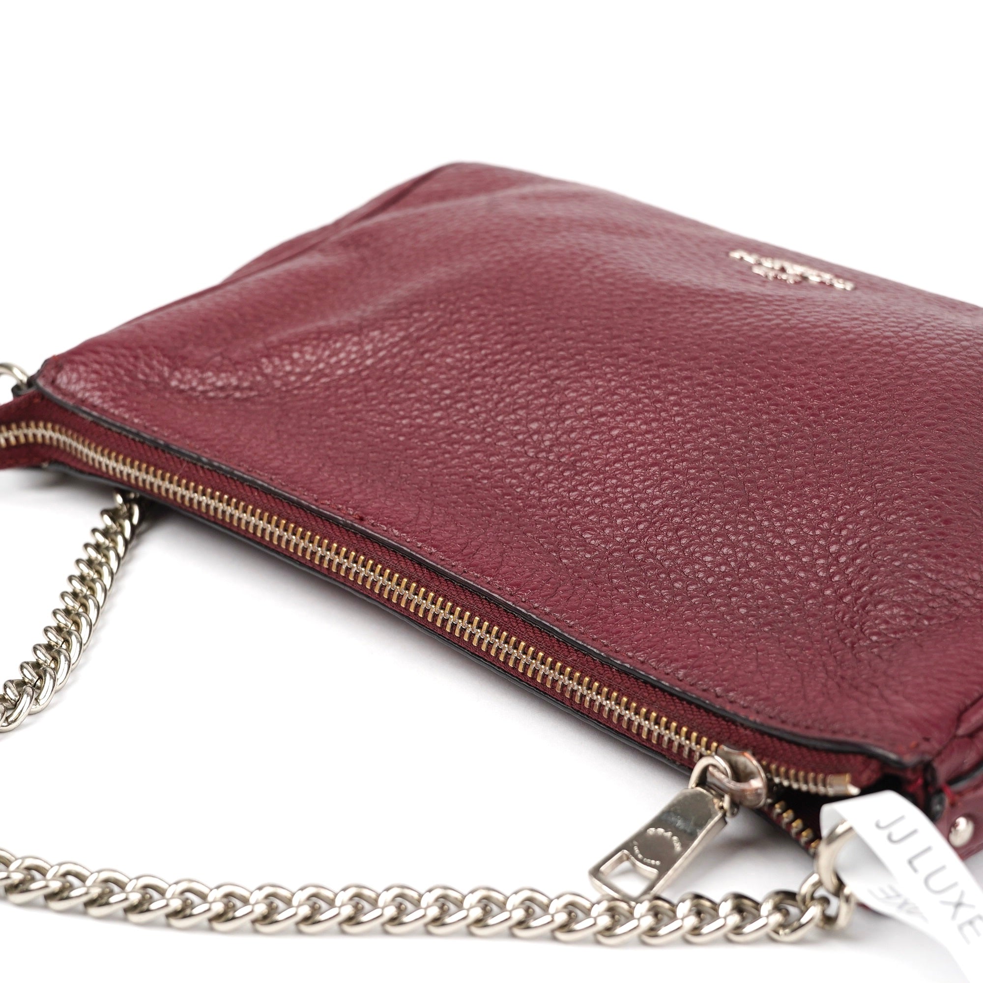 J1440 Coach Metallic Cherry Carrie Crossbody Shoulder Bag- Pre Owned