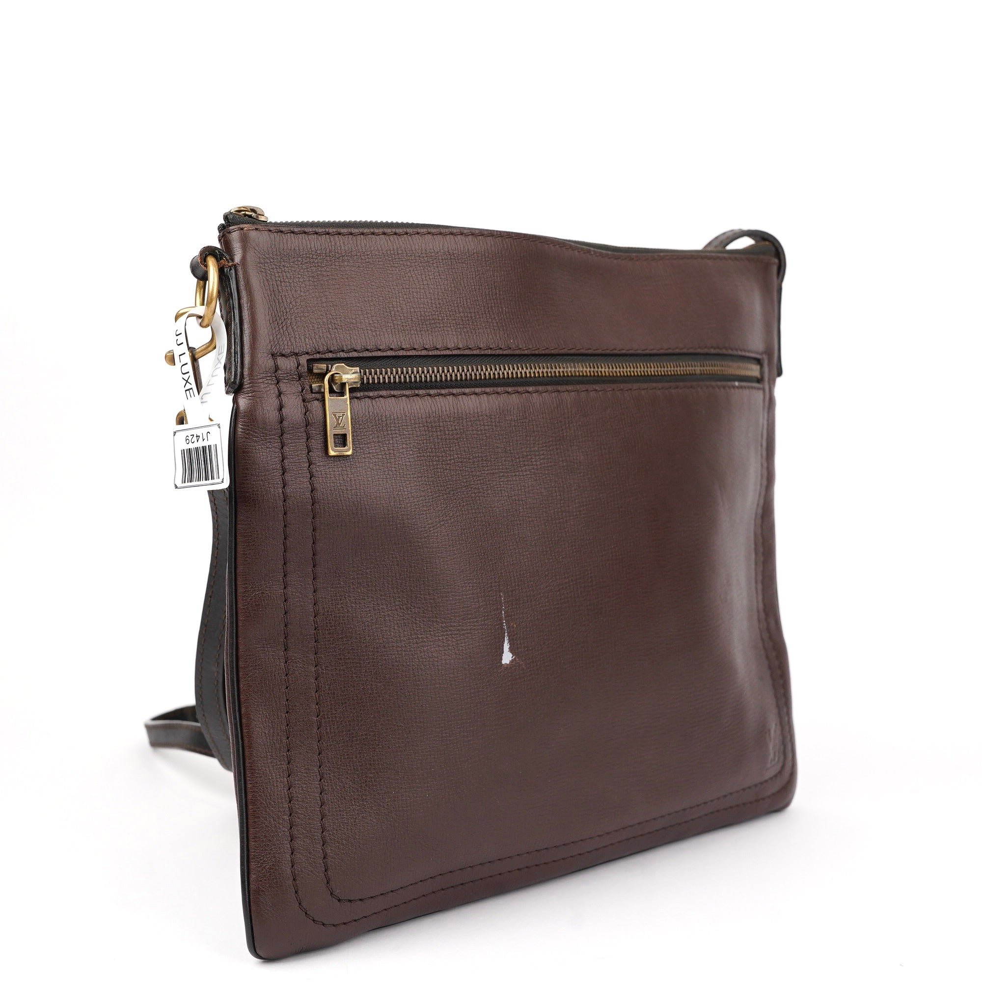 J1429 LOUIS VUITTON Utah Sac Plat Shoulder Bag- Pre Owned