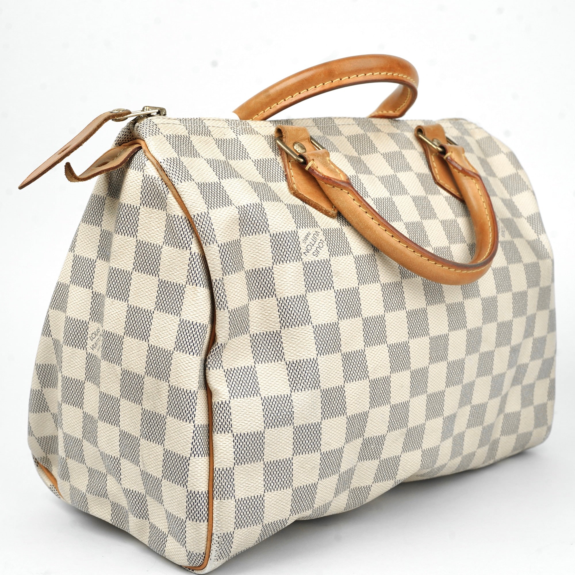 J1422 Louis Vuitton Speedy 30 in Damier Azur- Pre Owned