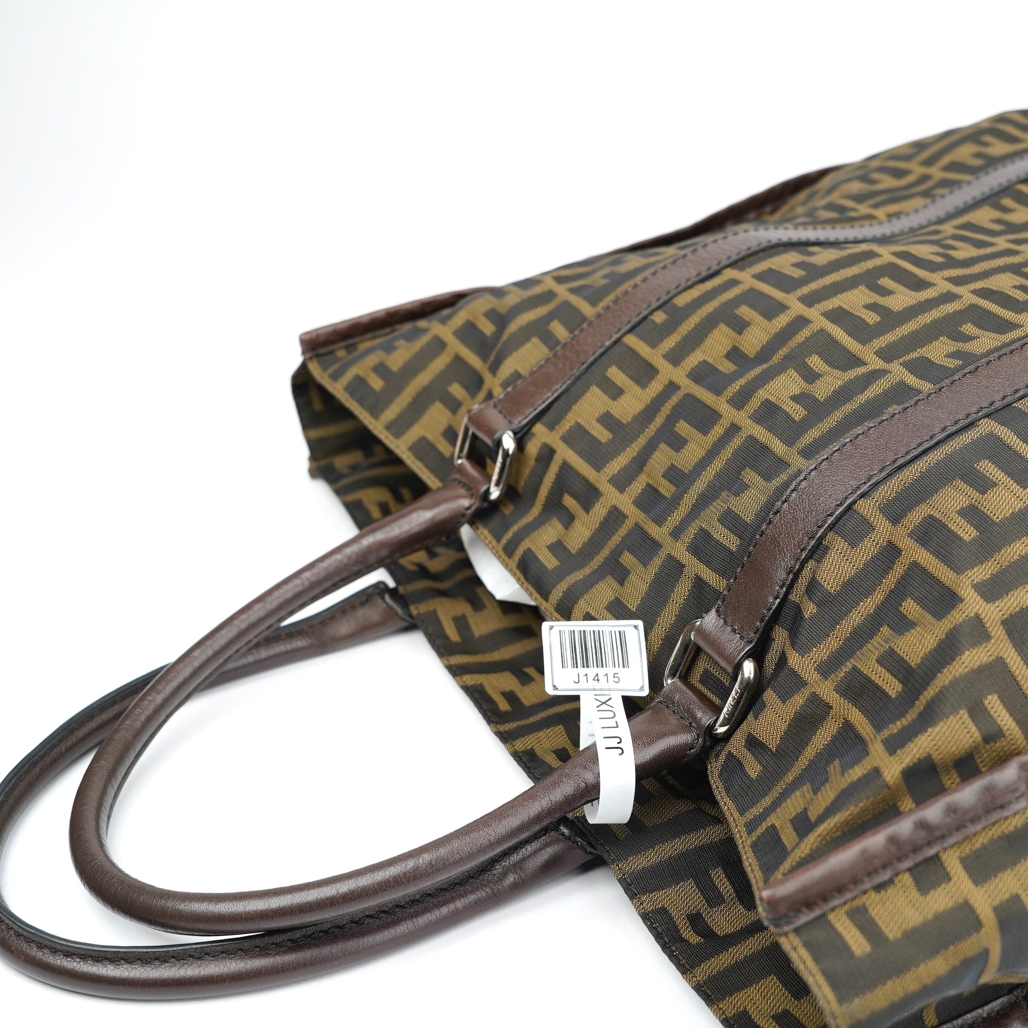 J1415 Fendi Zucca Tote bag Canvas- Pre Owned