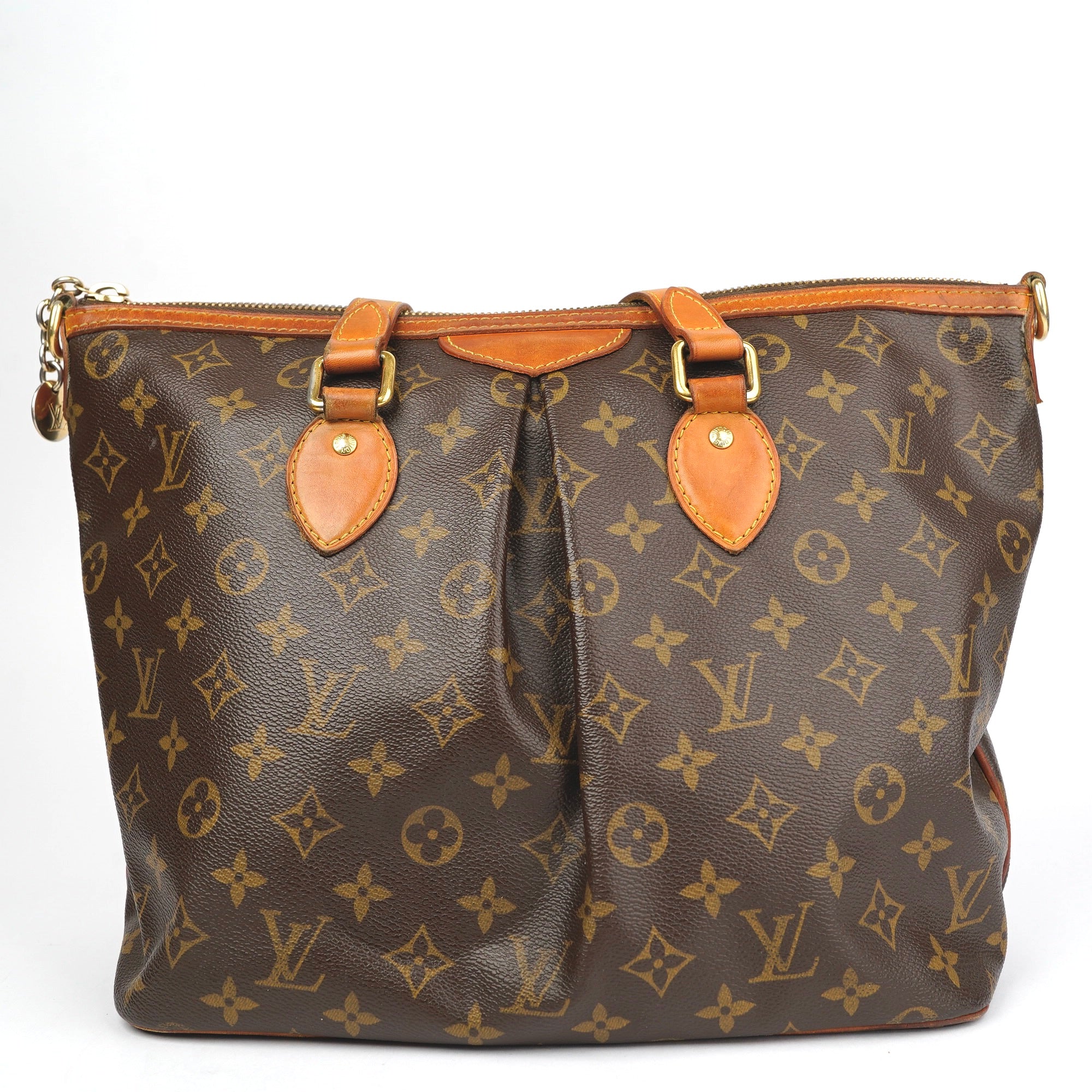 J1410 Louis Vuitton Palermo Handbag Monogram Canvas PM- Pre Owned