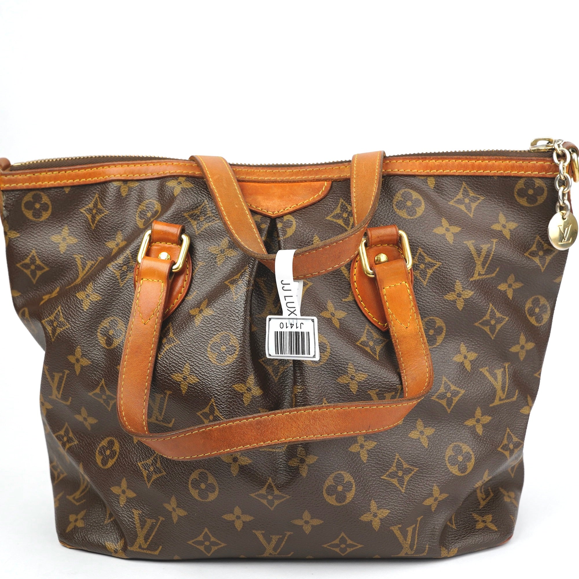 J1410 Louis Vuitton Palermo Handbag Monogram Canvas PM- Pre Owned