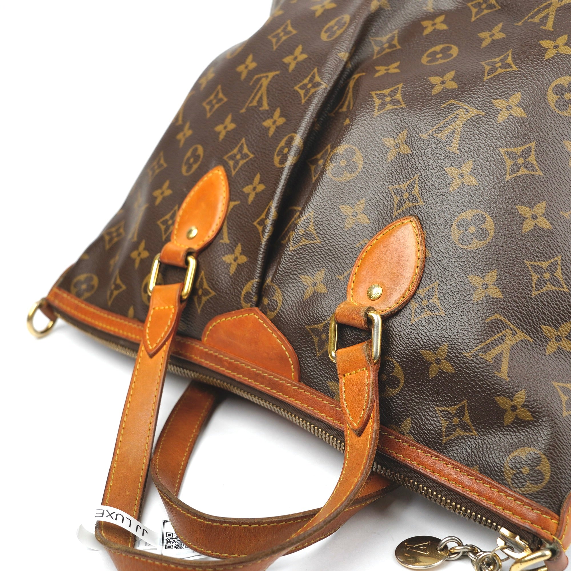 J1410 Louis Vuitton Palermo Handbag Monogram Canvas PM- Pre Owned